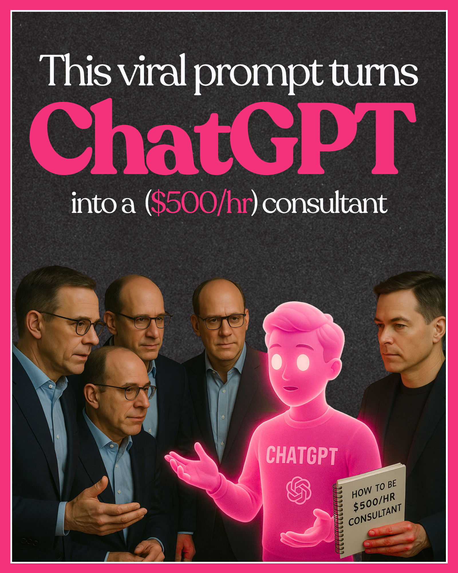 This viral prompt turns ChatGPT into a ($500/hr) consultant