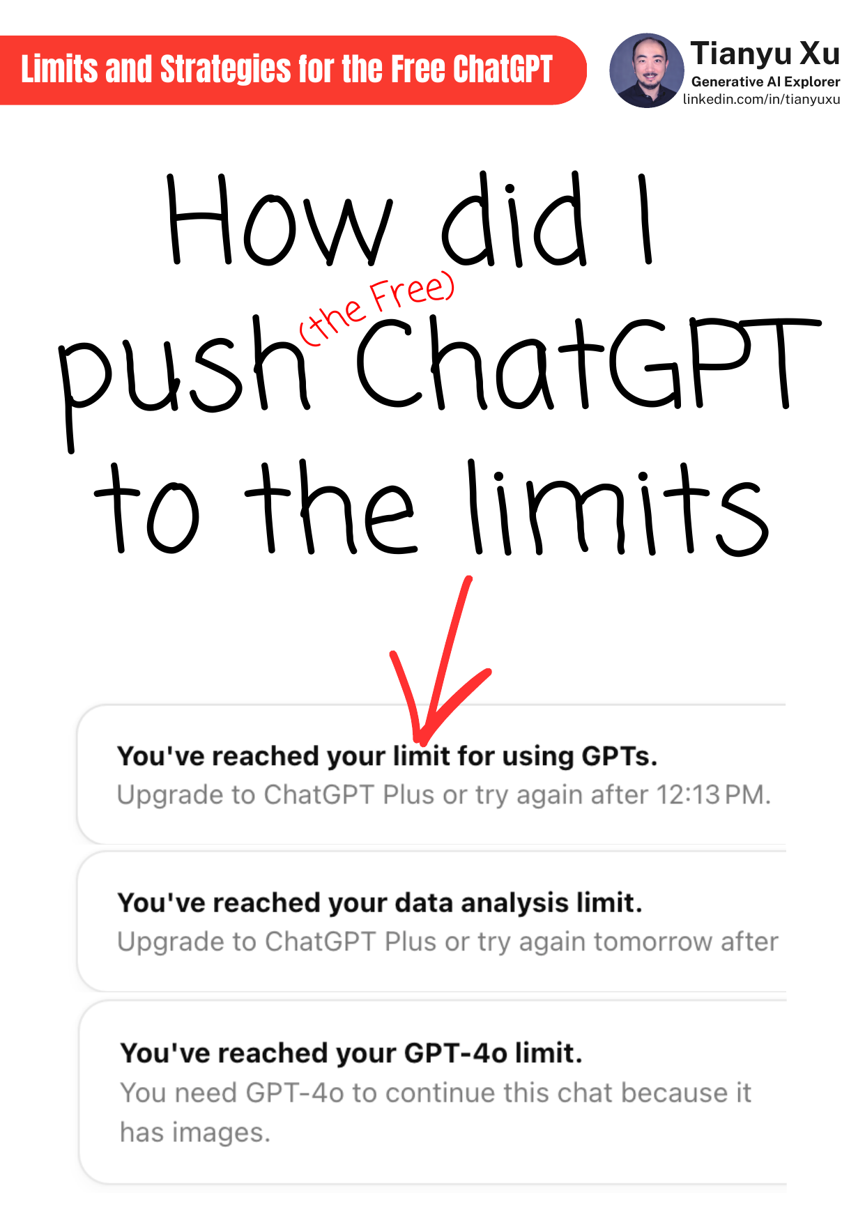 Limits and Strategies for the Free ChatGPT