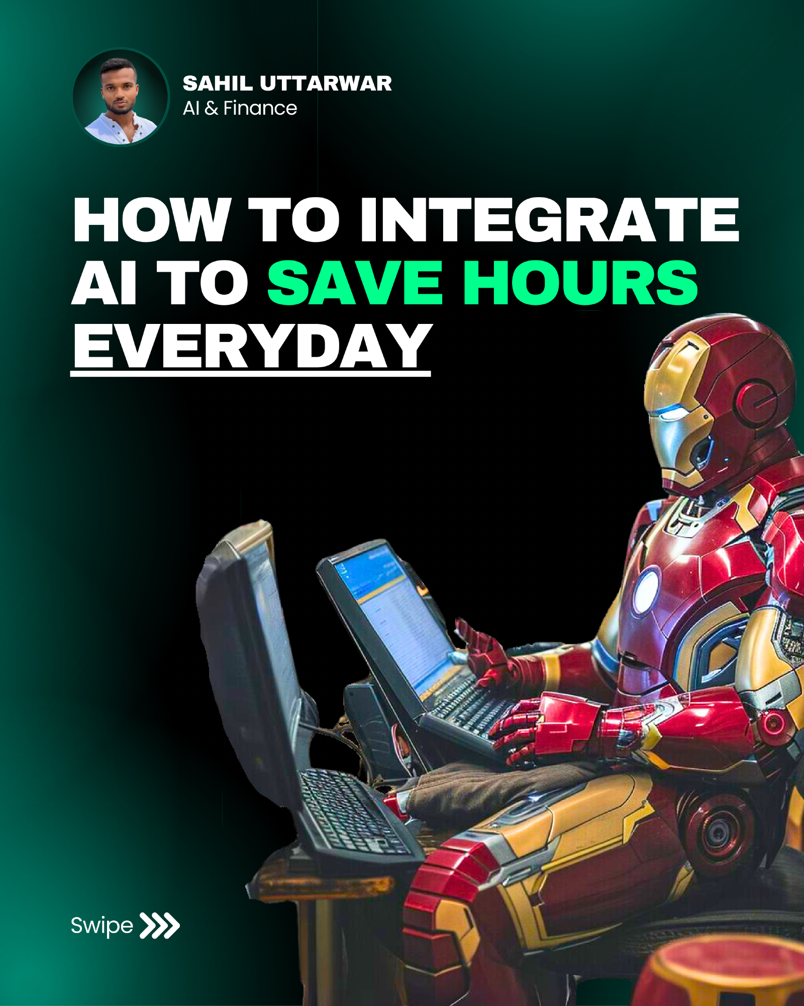 HOW TO INTEGRATE AI TO SAVE HOURS EVERYDAY