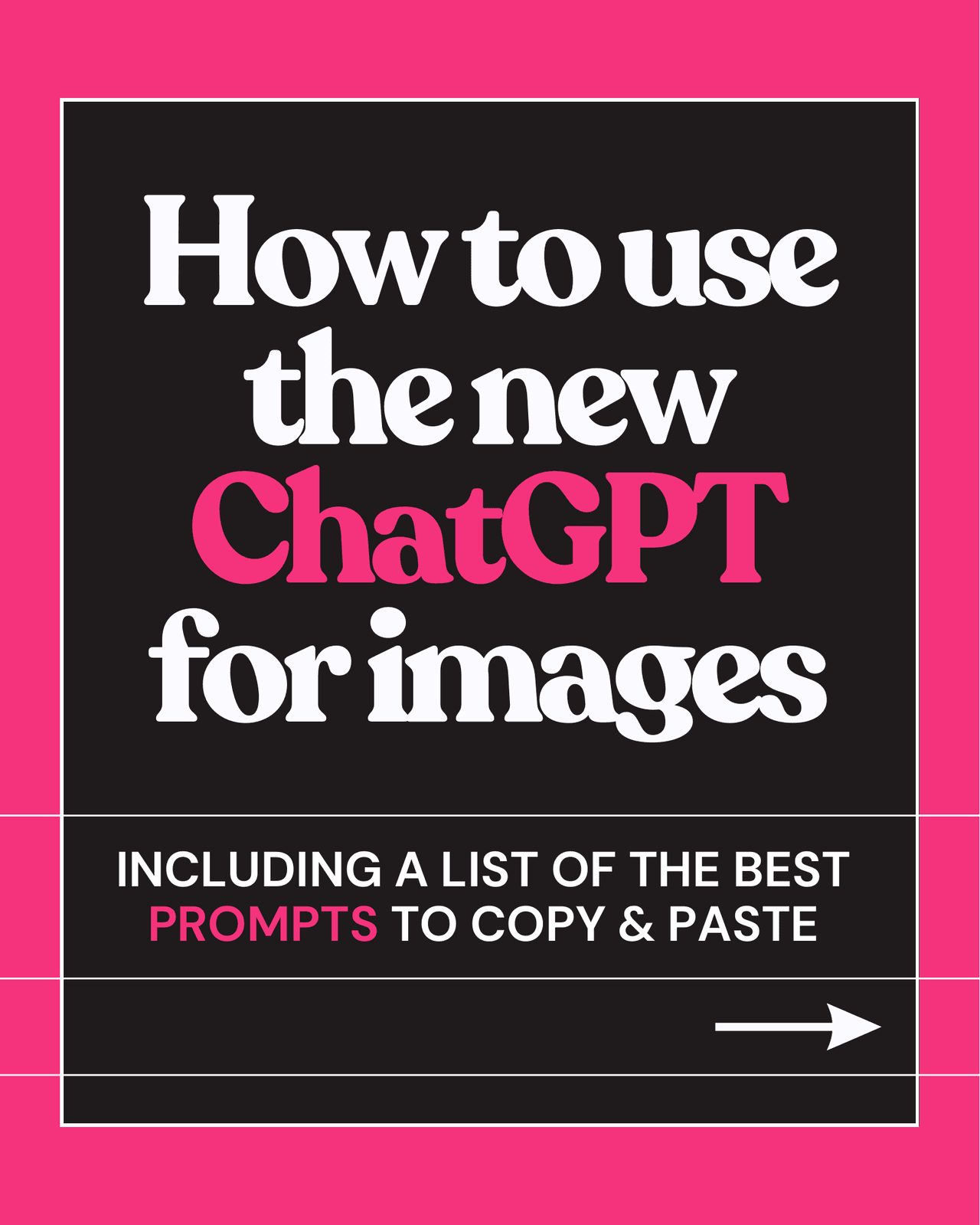 How to use the new ChatGPT for images