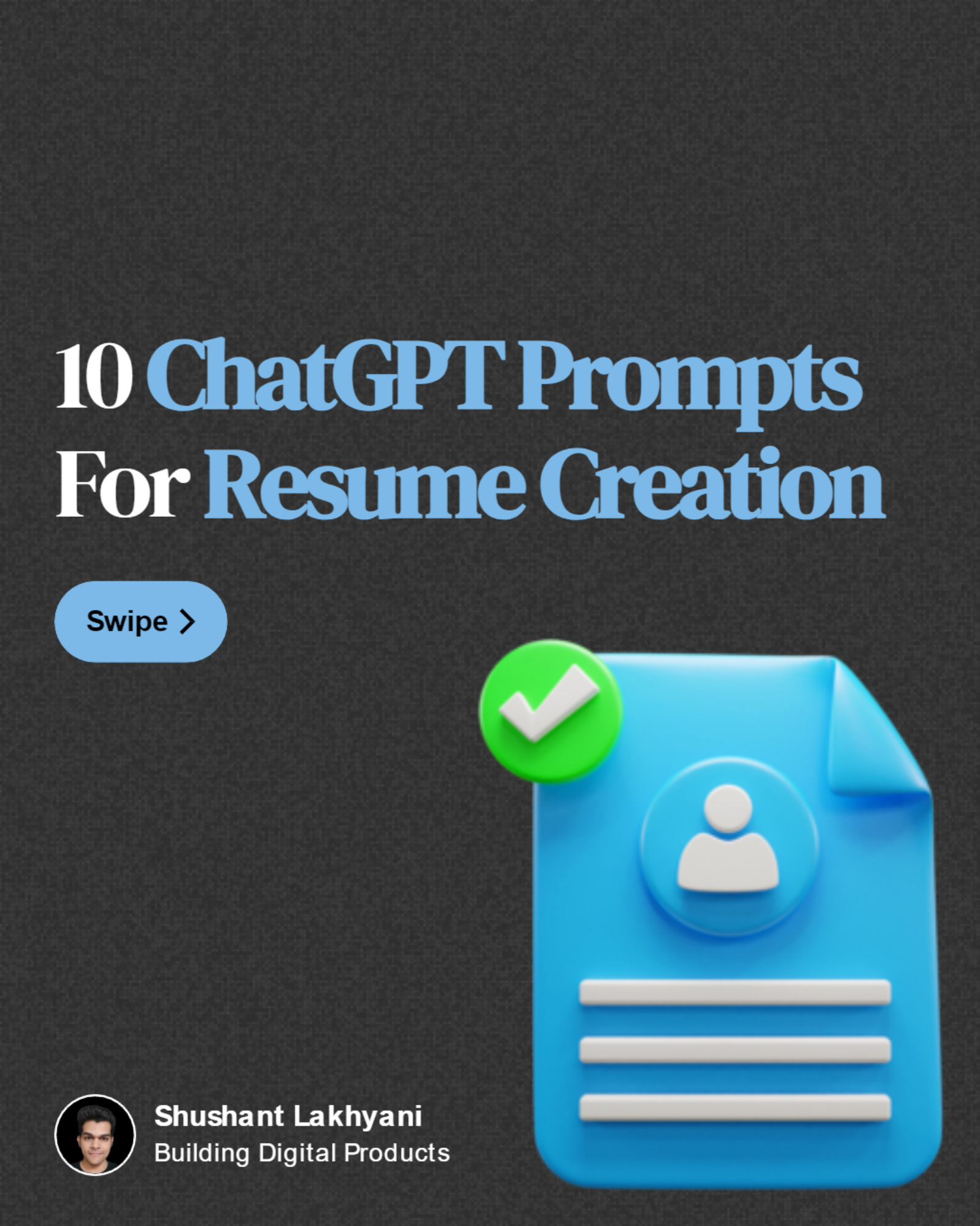 10 ChatGPT Prompts For Resume Creation