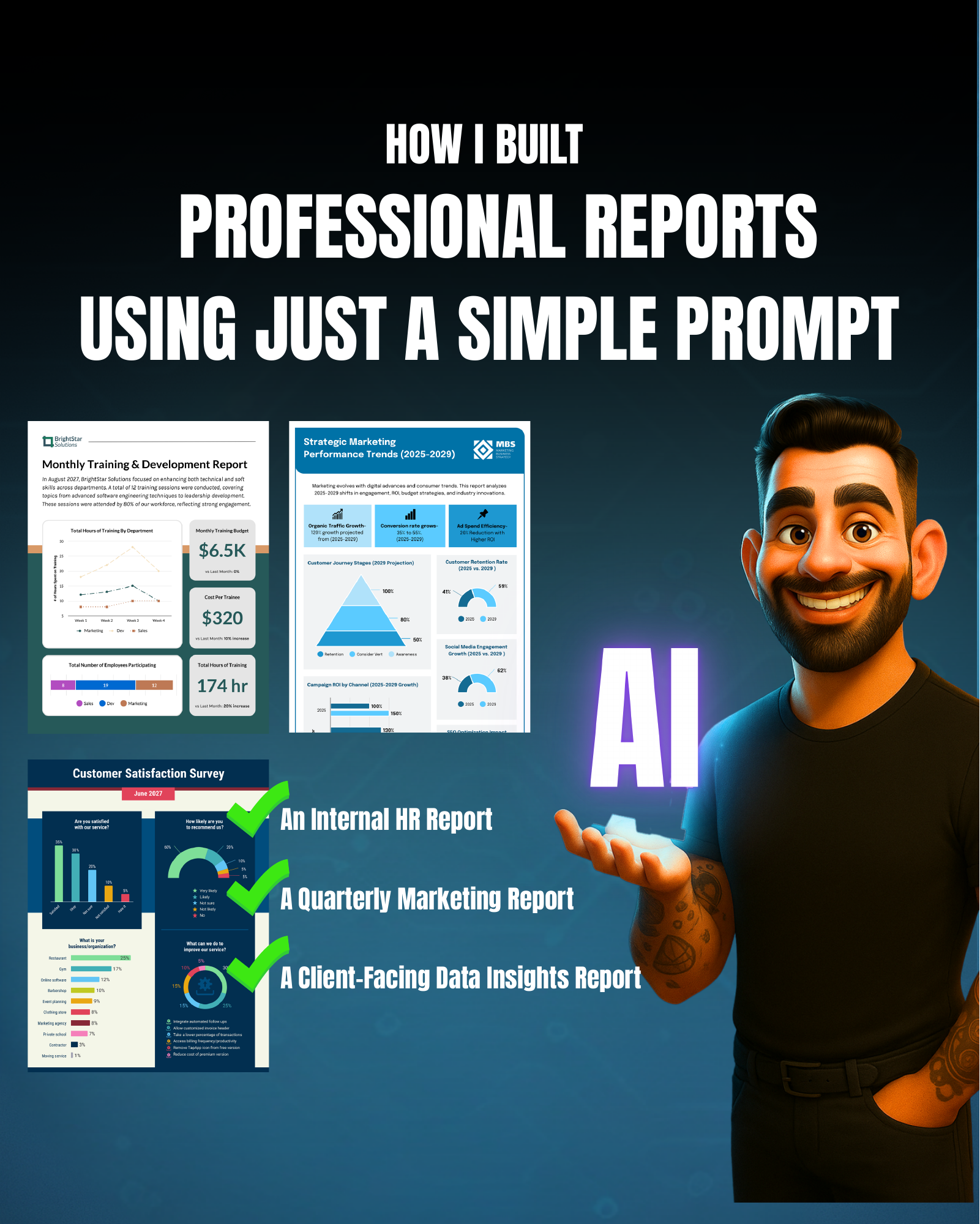 HOW I BUILT PROFESSIONAL REPORTS USING JUST A SIMPLE PROMPT