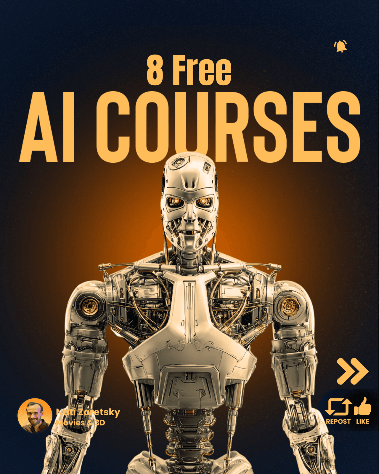 8 Free AI COURSES