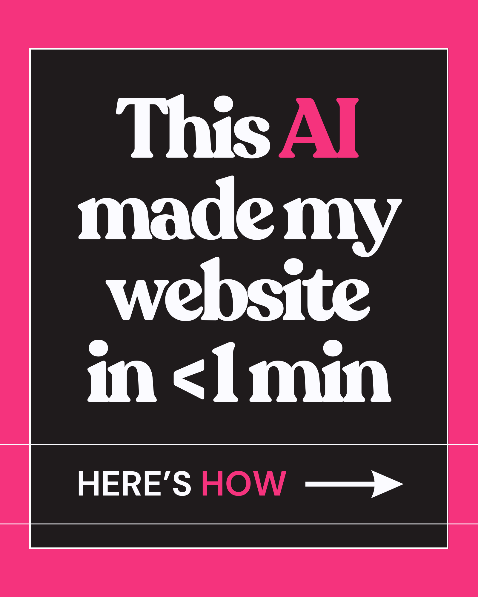 This AI made my website in <1min