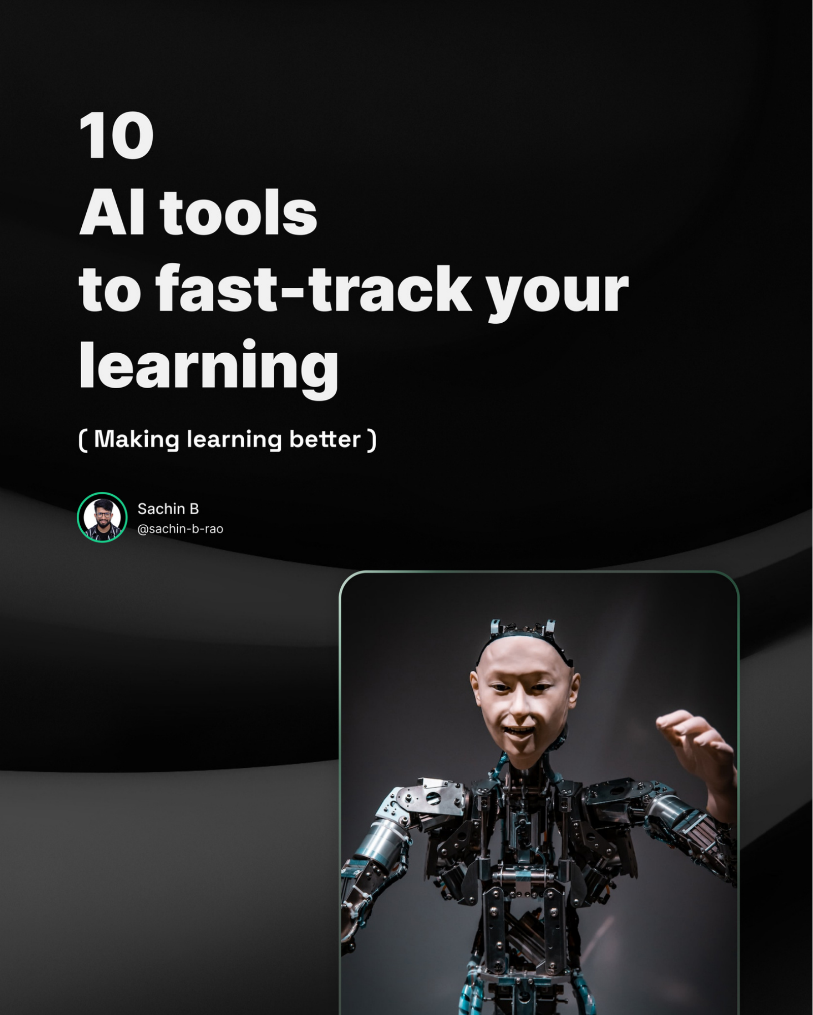 10 AI tools to fast-track your learning