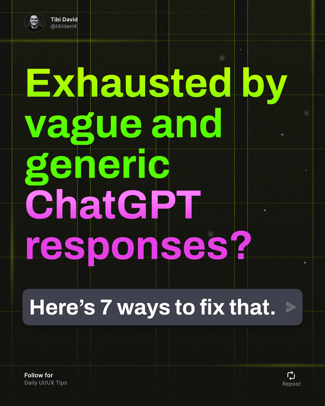 Exhausted by vague and generic ChatGPT responses?