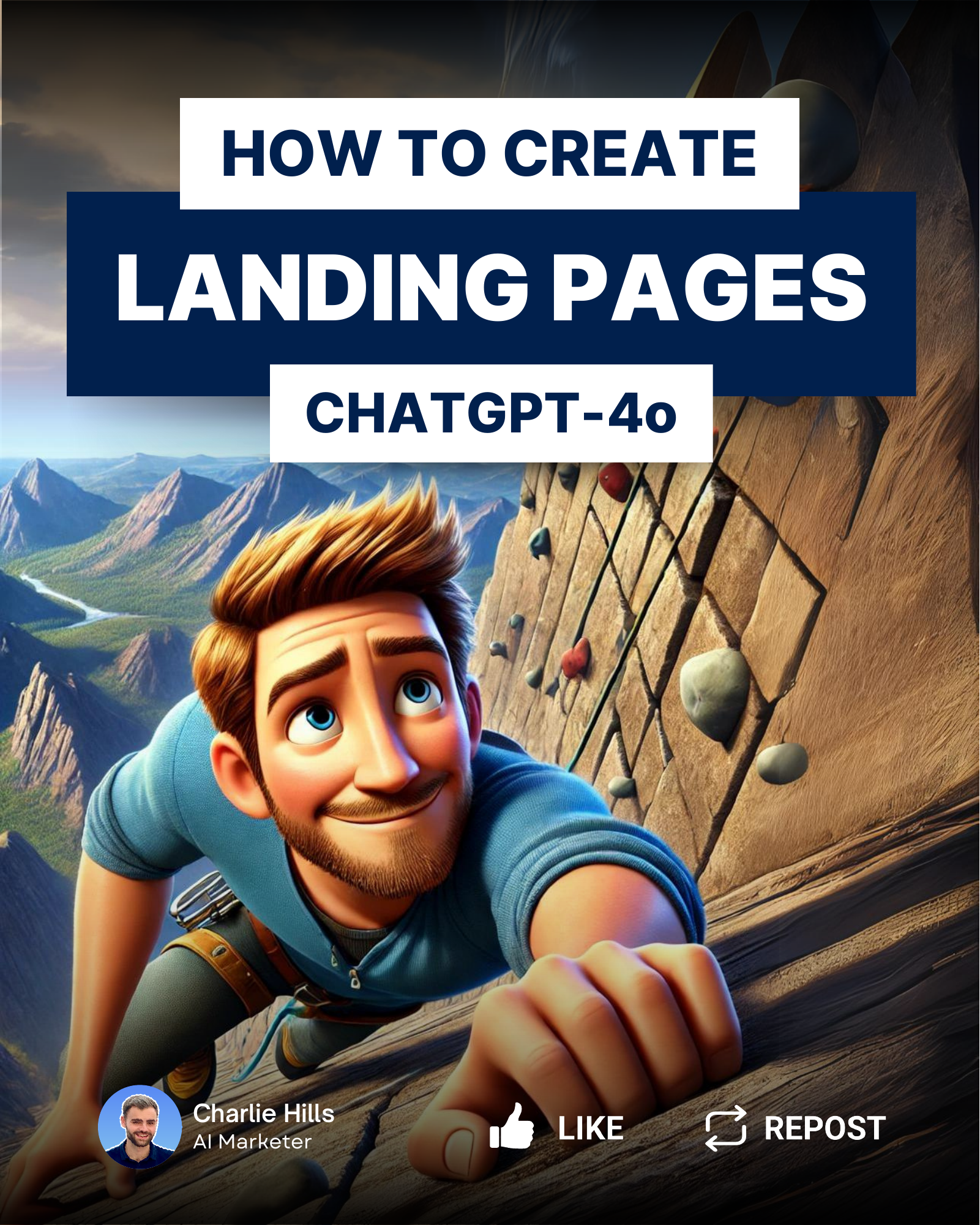HOW TO CREATE LANDING PAGES CHATGPT-4o