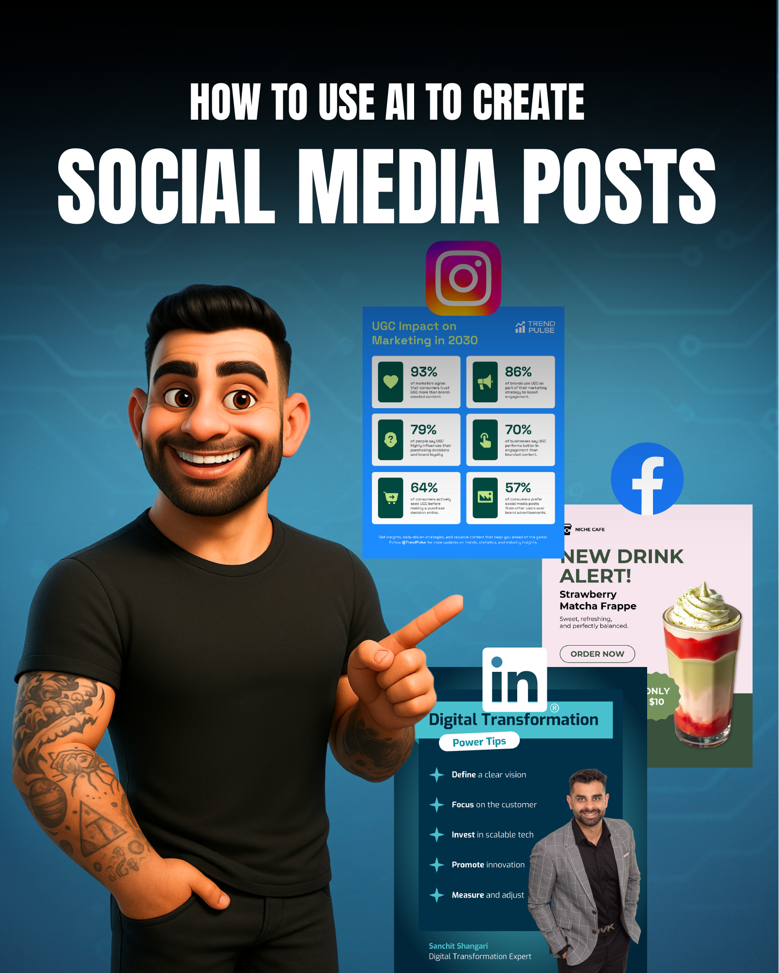HOW TO USE AI TO CREATE SOCIAL MEDIA POSTS