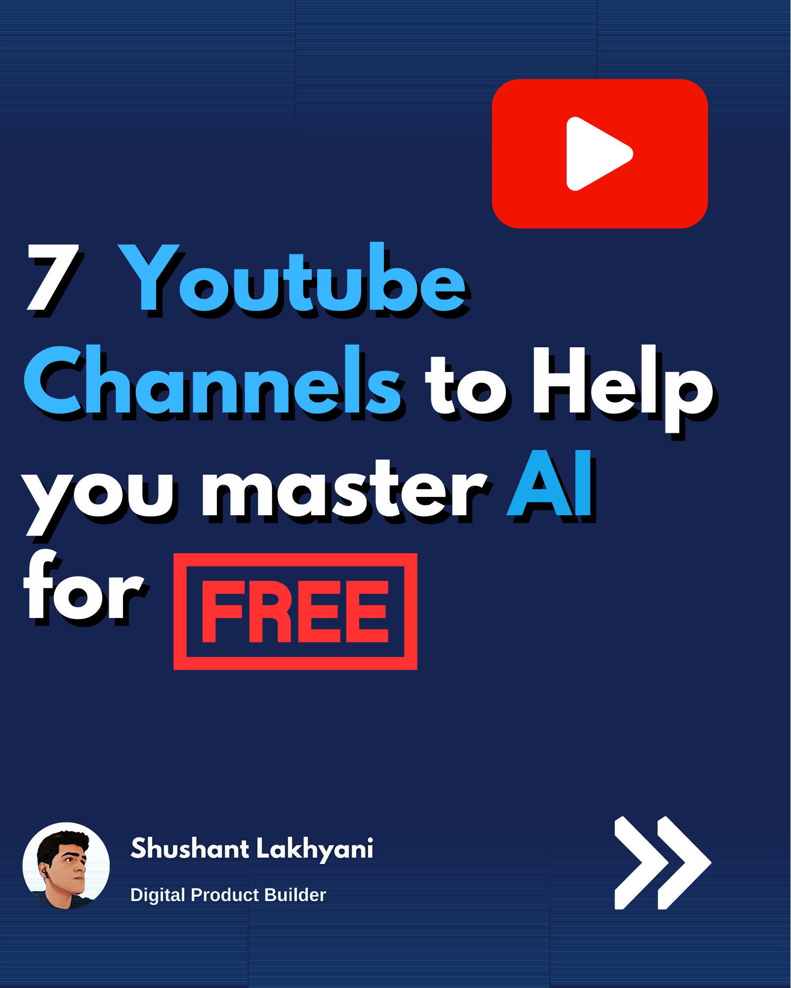 7 Youtube Channels to Help you master AI for FREE