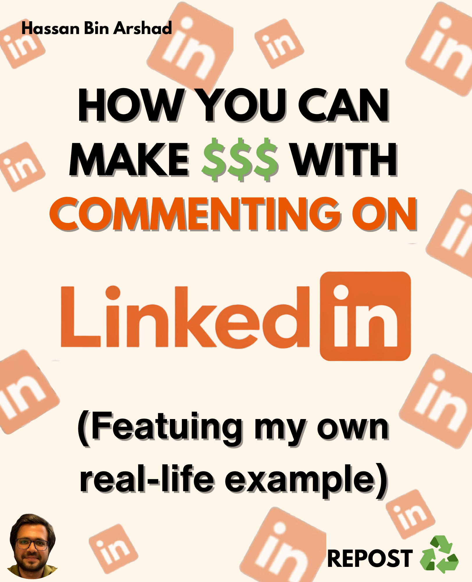 HOW YOU CAN MAKE $$$ WITH COMMENTING ON LinkedIn (Featuring my own real-life example)