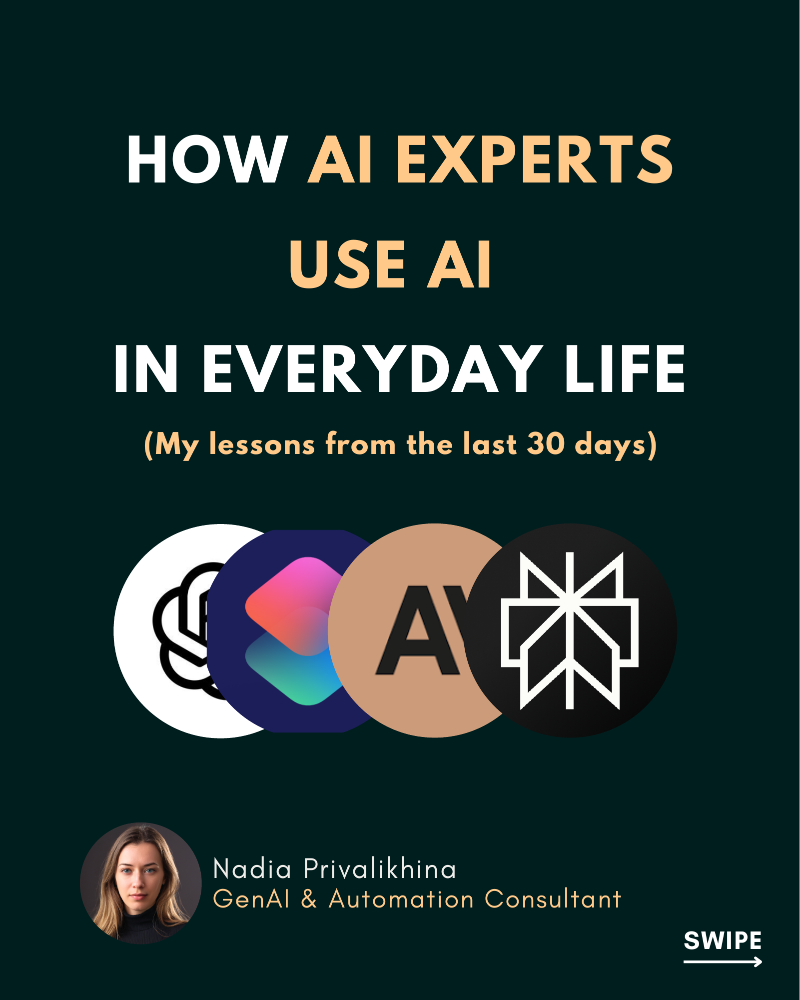 HOW AI EXPERTS USE AI IN EVERYDAY LIFE