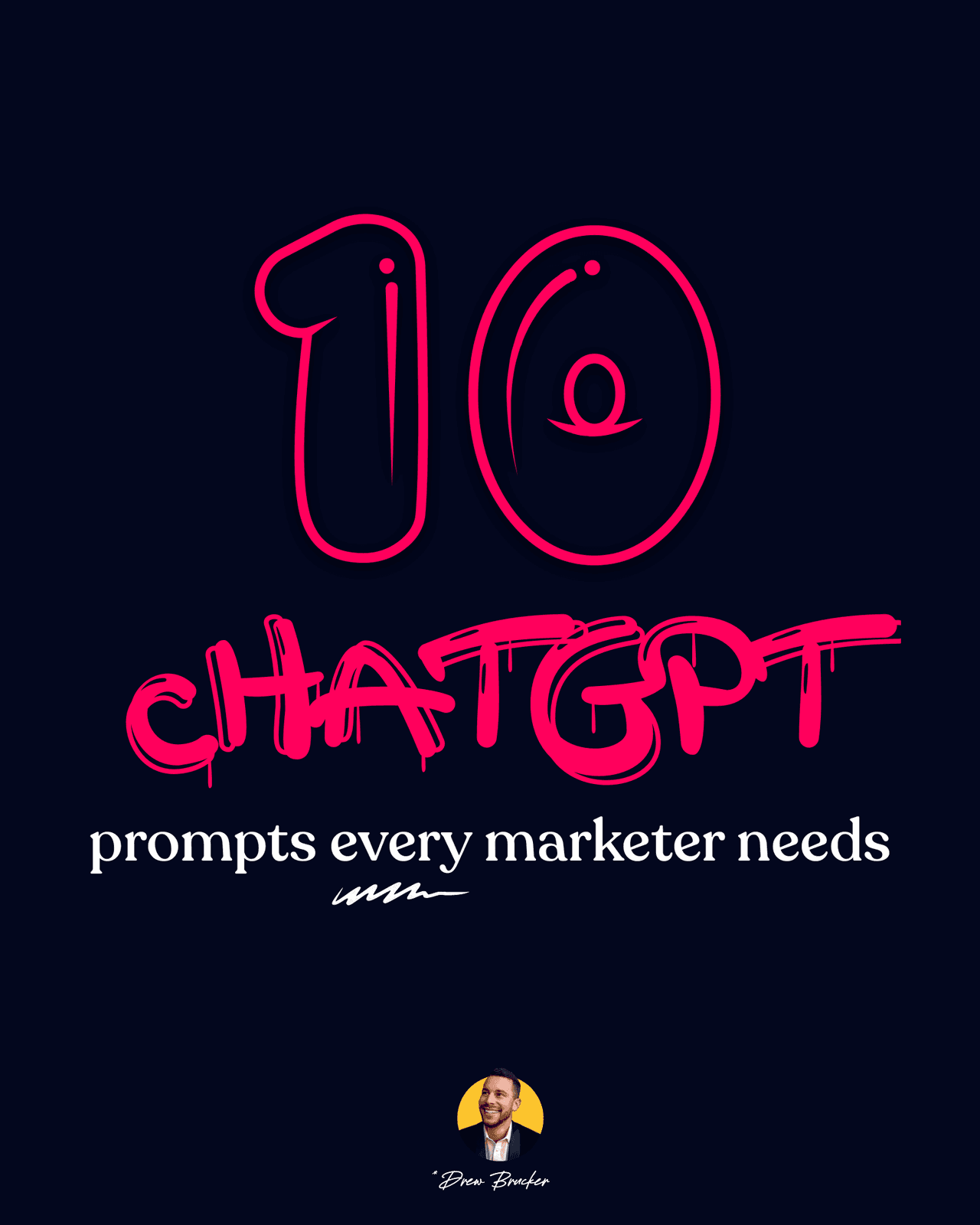 10 CHATGPT prompts every marketer needs