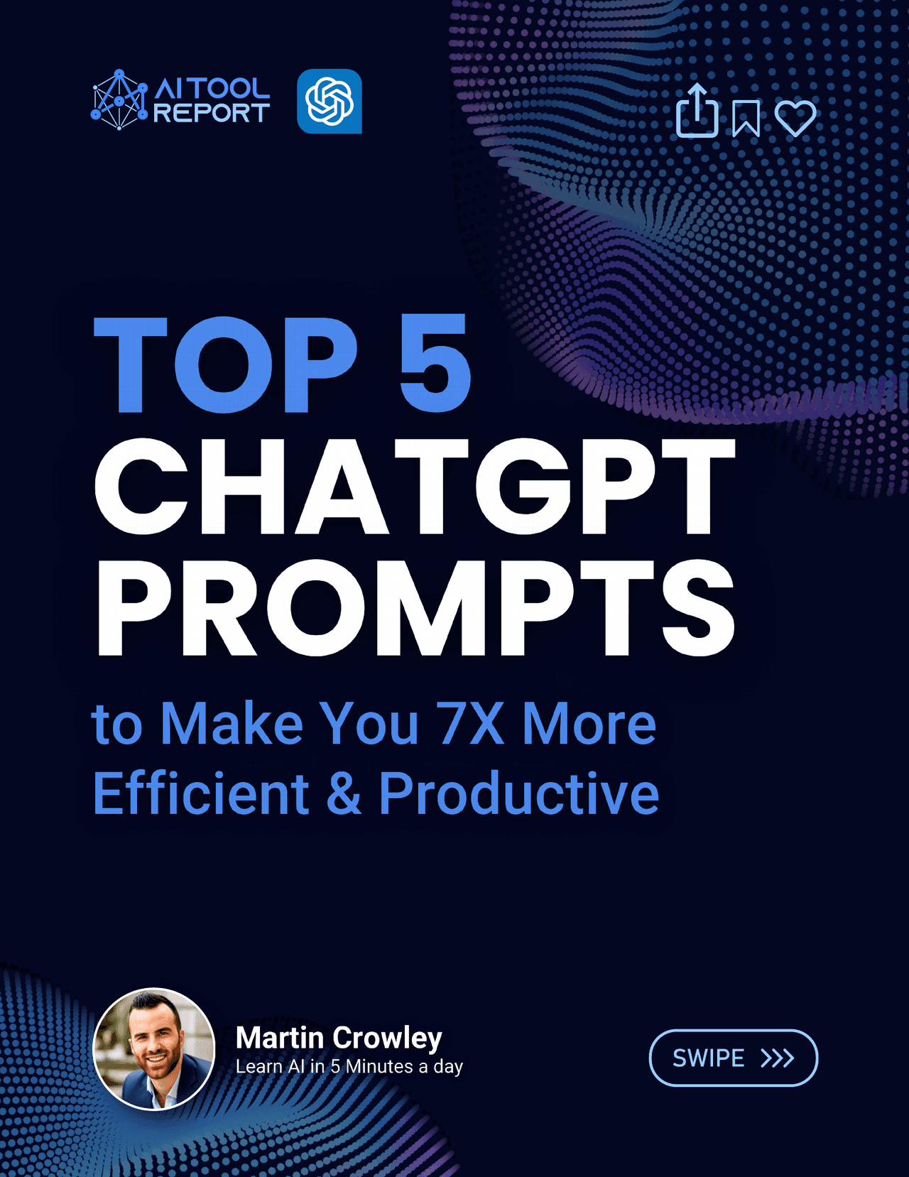 TOP 5 CHATGPT PROMPTS to Make You 7X More Efficient & Productive