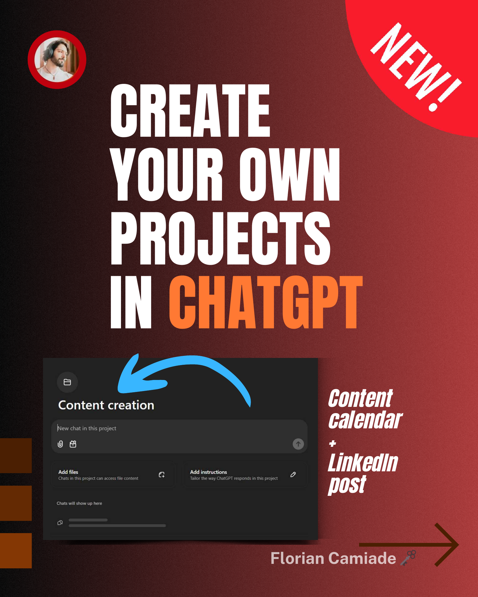 CREATE YOUR OWN PROJECTS IN CHATGPT