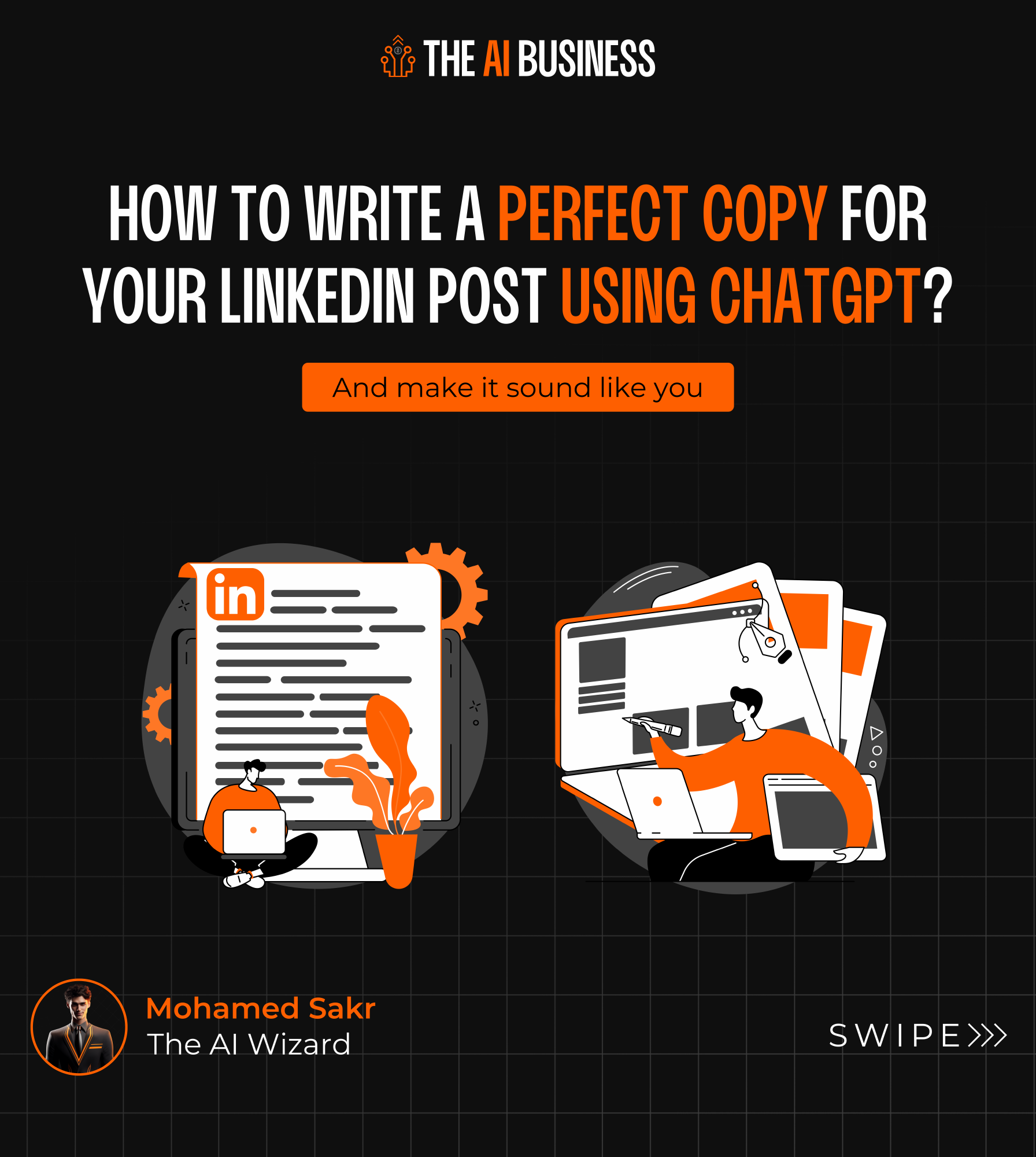 HOW TO WRITE A PERFECT COPY FOR YOUR LINKEDIN POST USING CHATGPT?