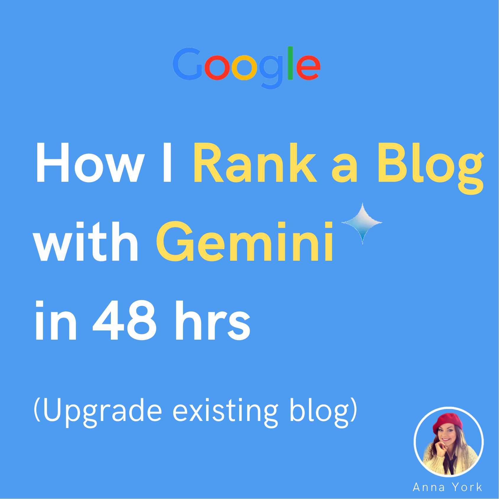 How I Rank a Blog with Gemini in 48 hrs