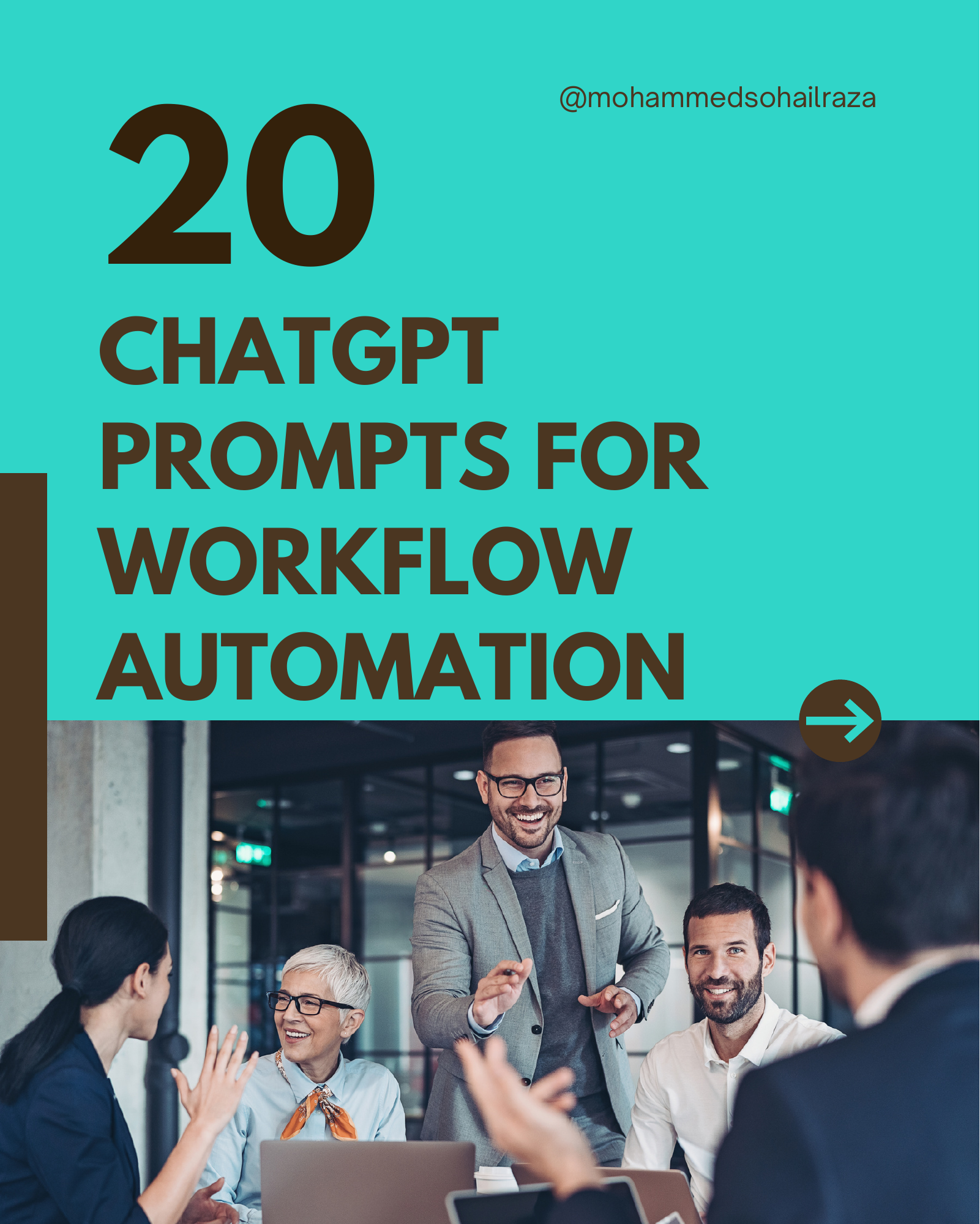 20 CHATGPT PROMPTS FOR WORKFLOW AUTOMATION