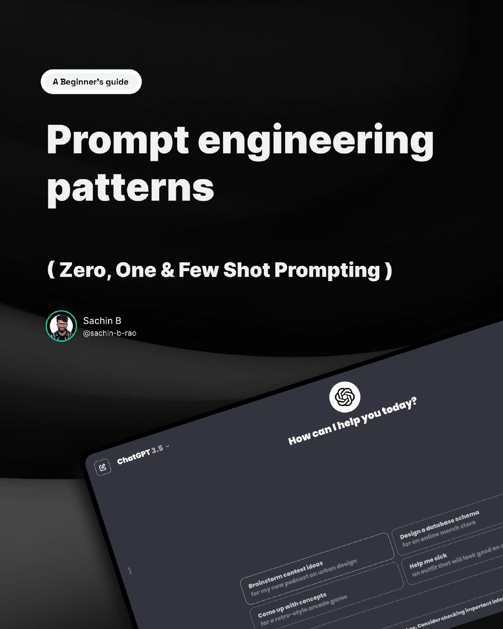 Prompt engineering patterns