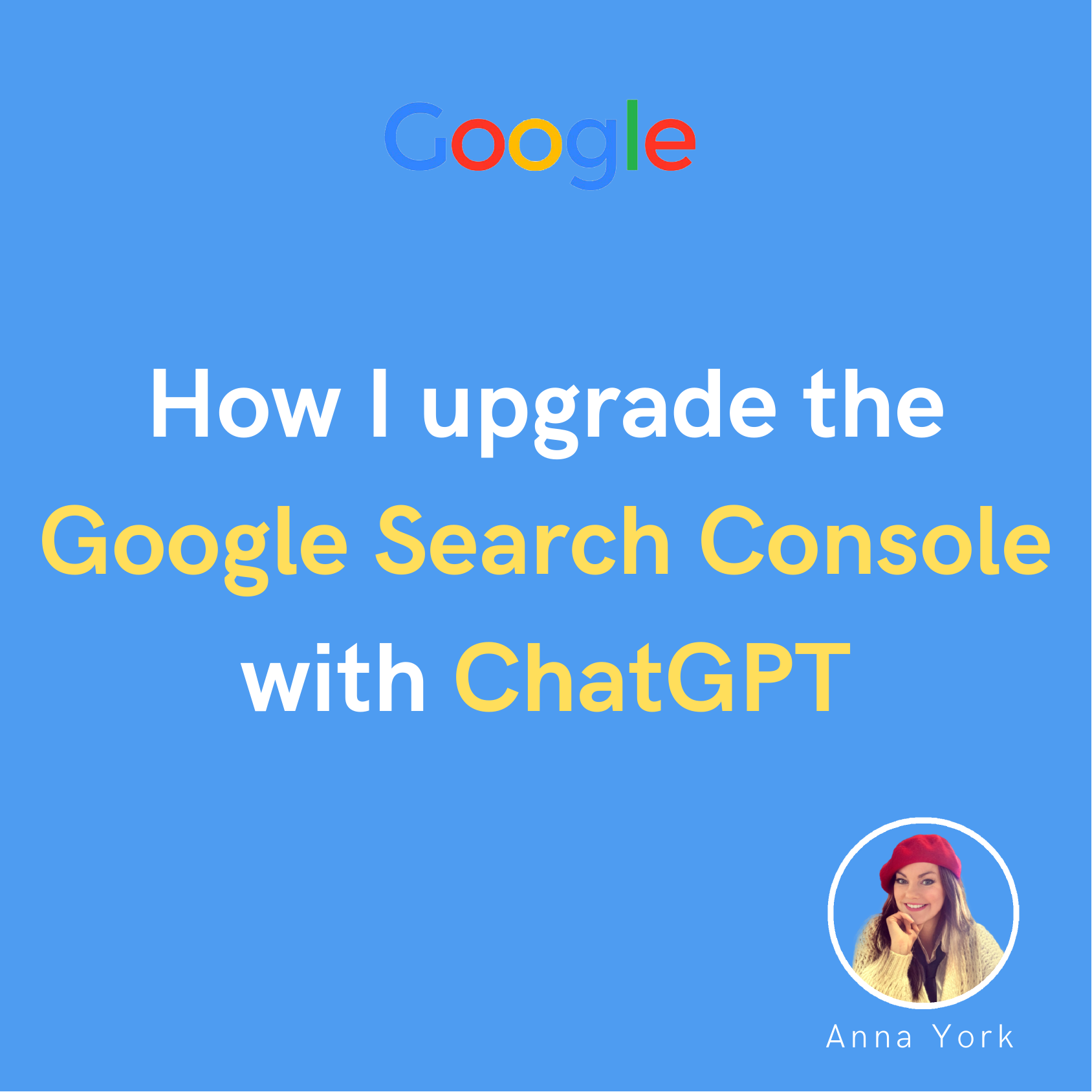 How I upgrade the Google Search Console with ChatGPT