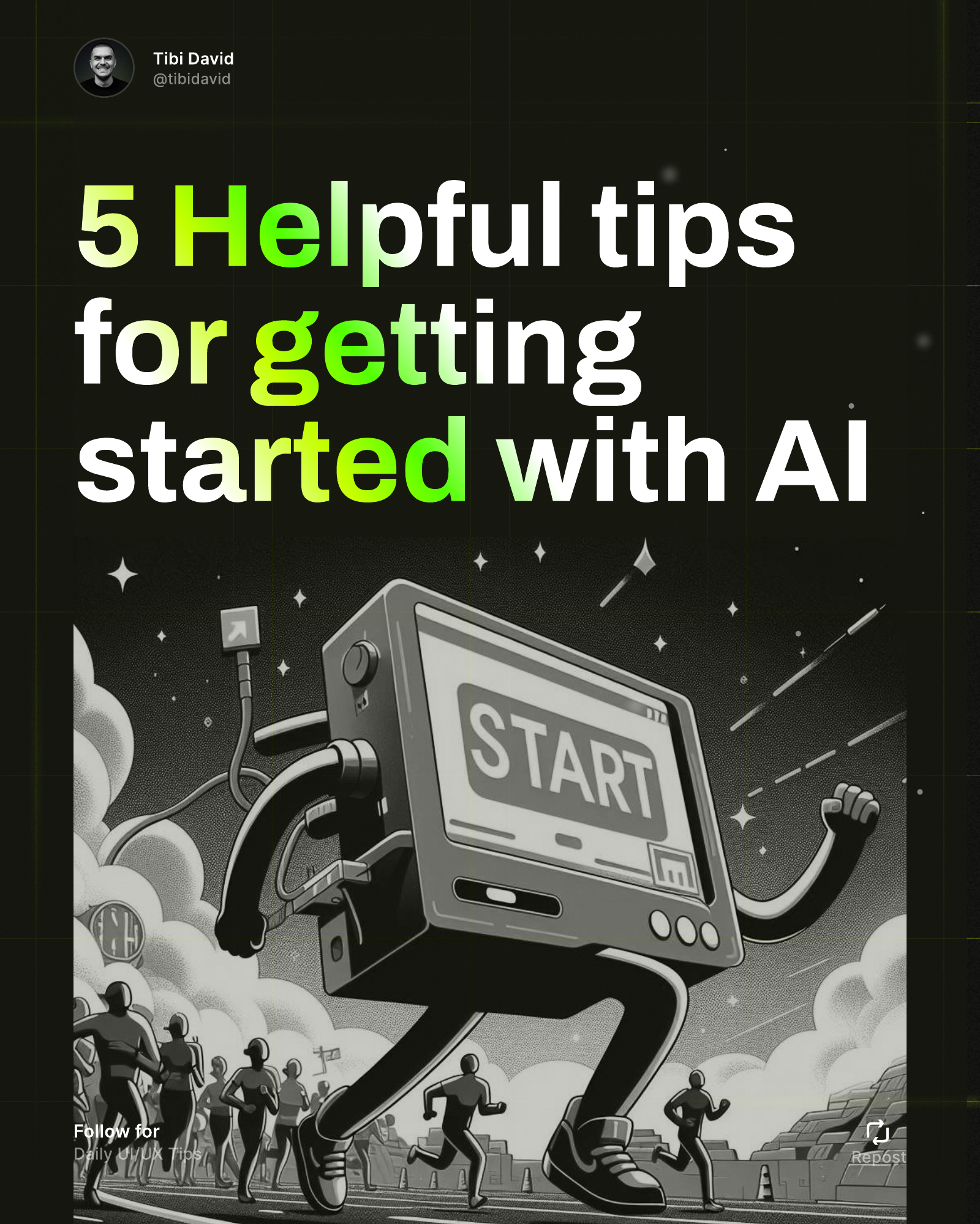 5 Helpful tips for getting started with AI