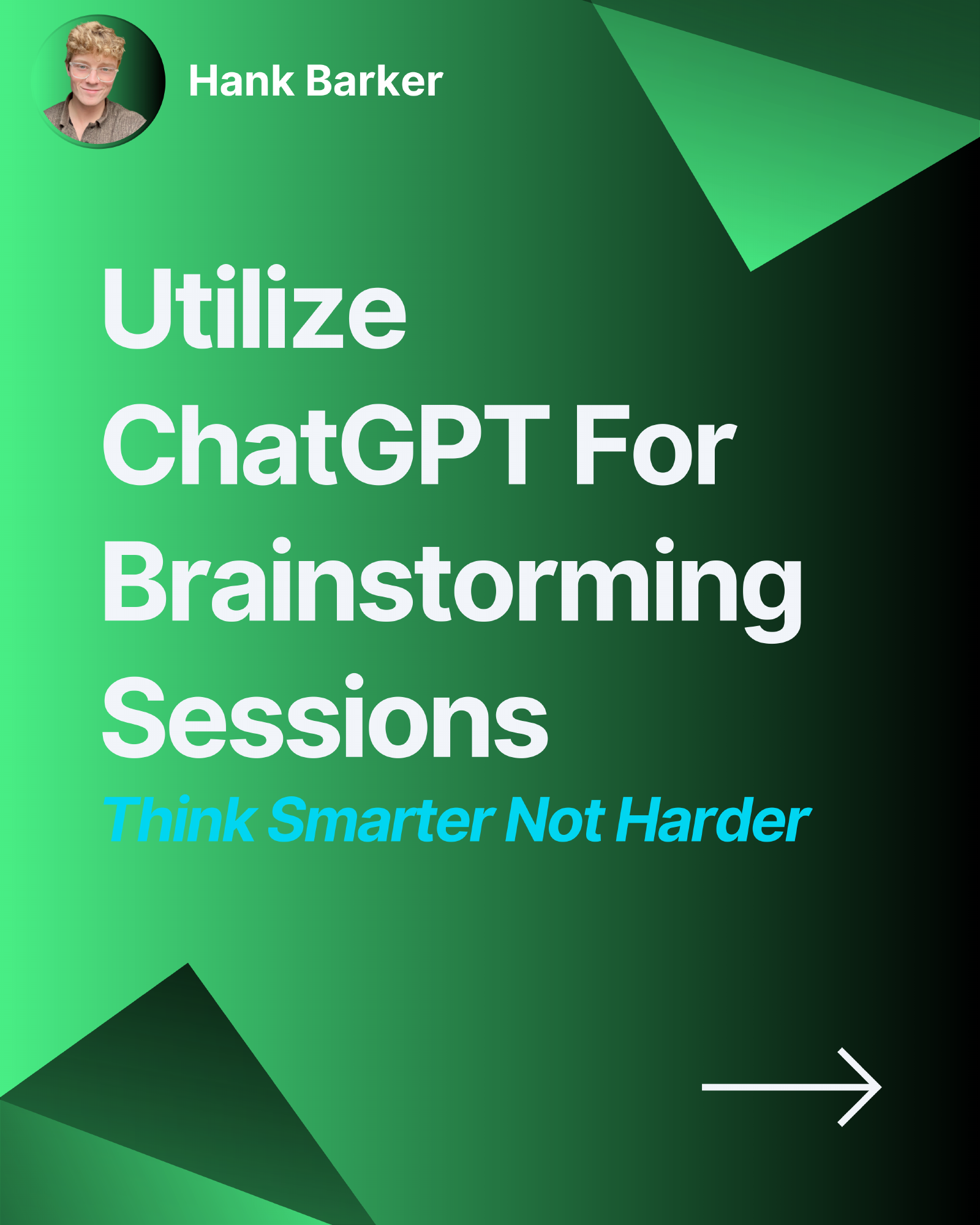 Utilize ChatGPT For Brainstorming Sessions