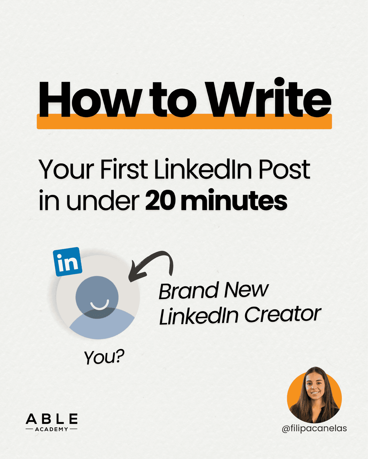 How to Write Your First LinkedIn Post in under 20 minutes