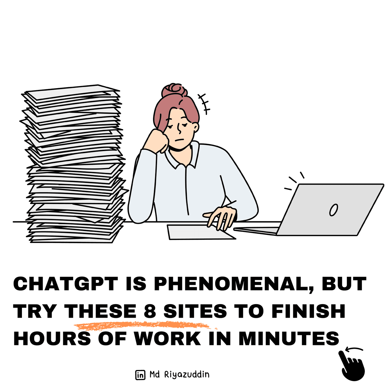 CHATGPT IS PHENOMENAL, BUT TRY THESE 8 SITES TO FINISH HOURS OF WORK IN MINUTES