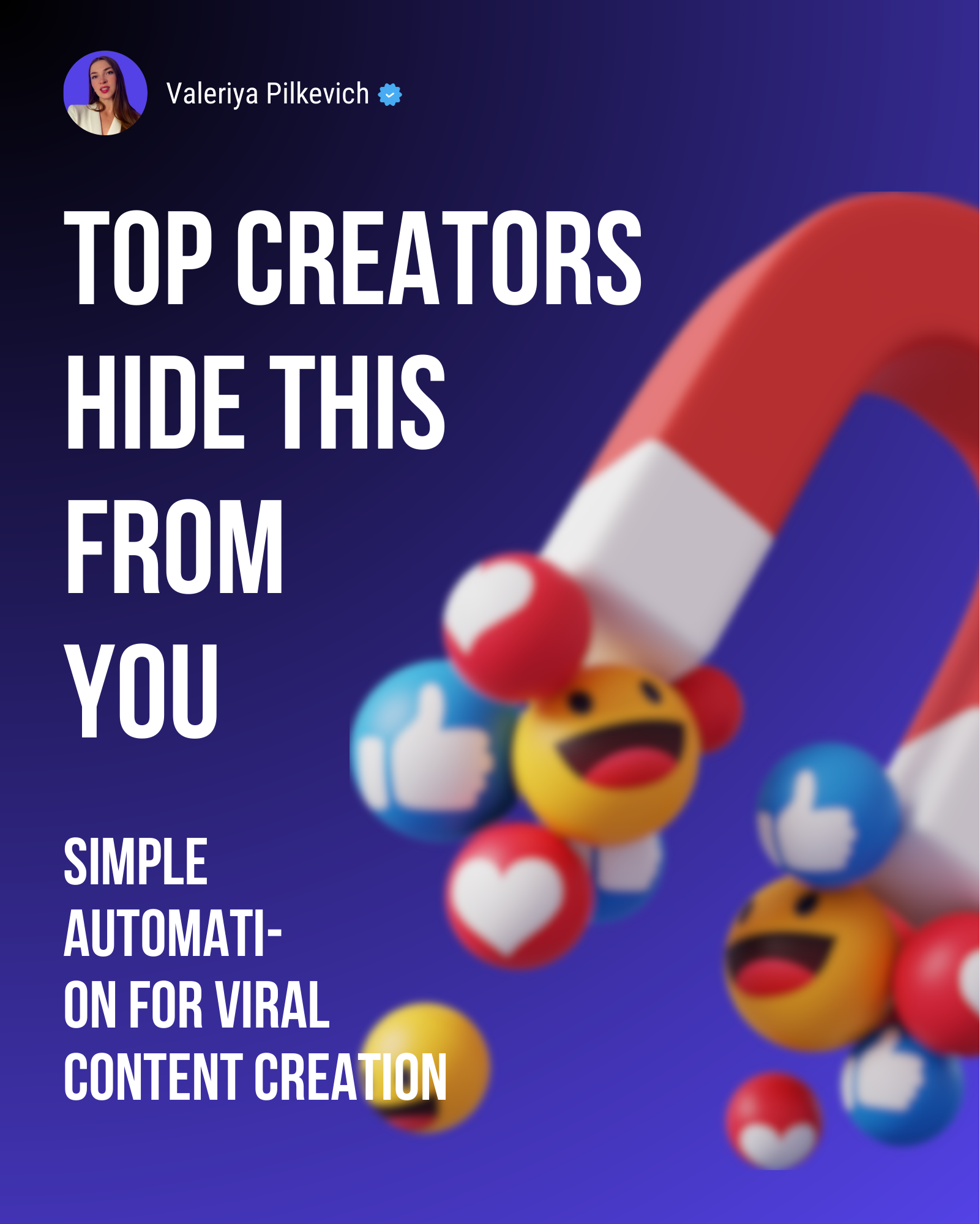 TOP CREATORS HIDE THIS FROM YOU