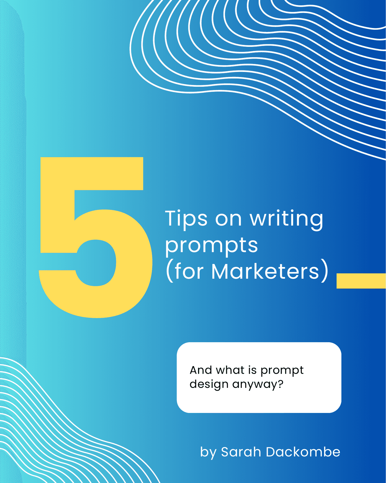 5 Tips on writing prompts (for Marketers)