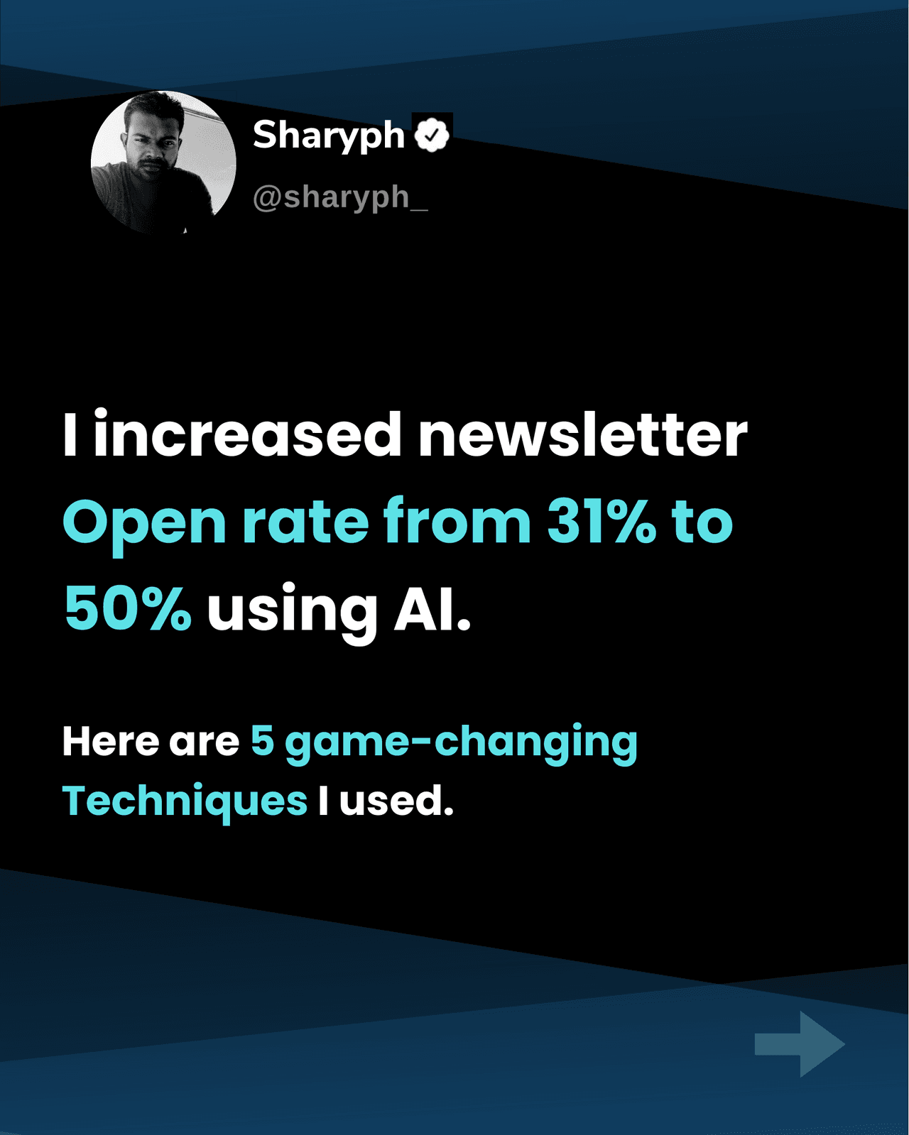 I increased newsletter Open rate from 31% to 50% using AI.