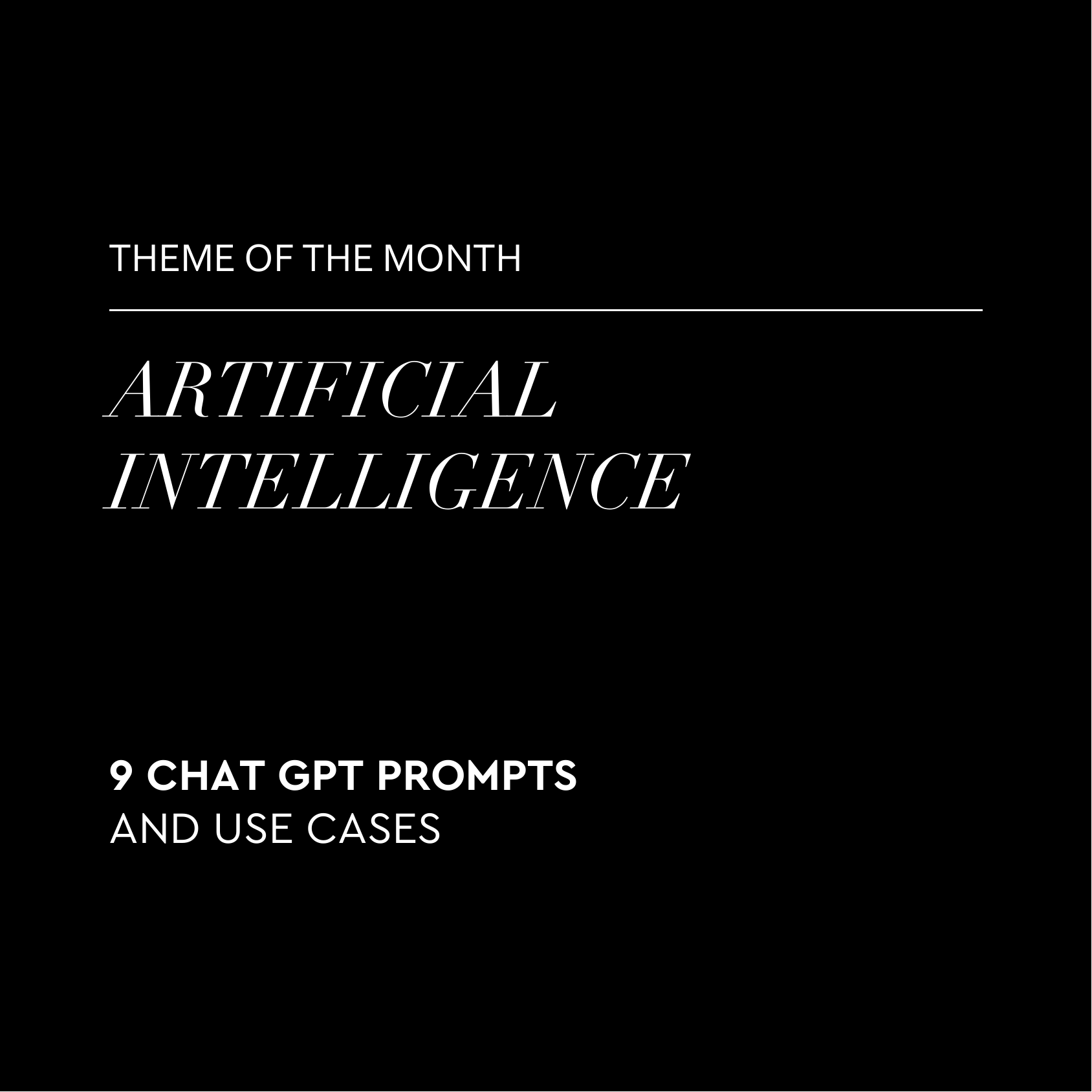 ARTIFICIAL INTELLIGENCE