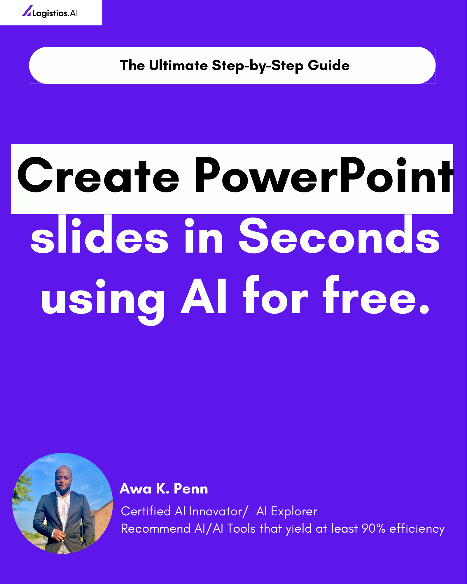 Create PowerPoint slides in Seconds using AI for free.