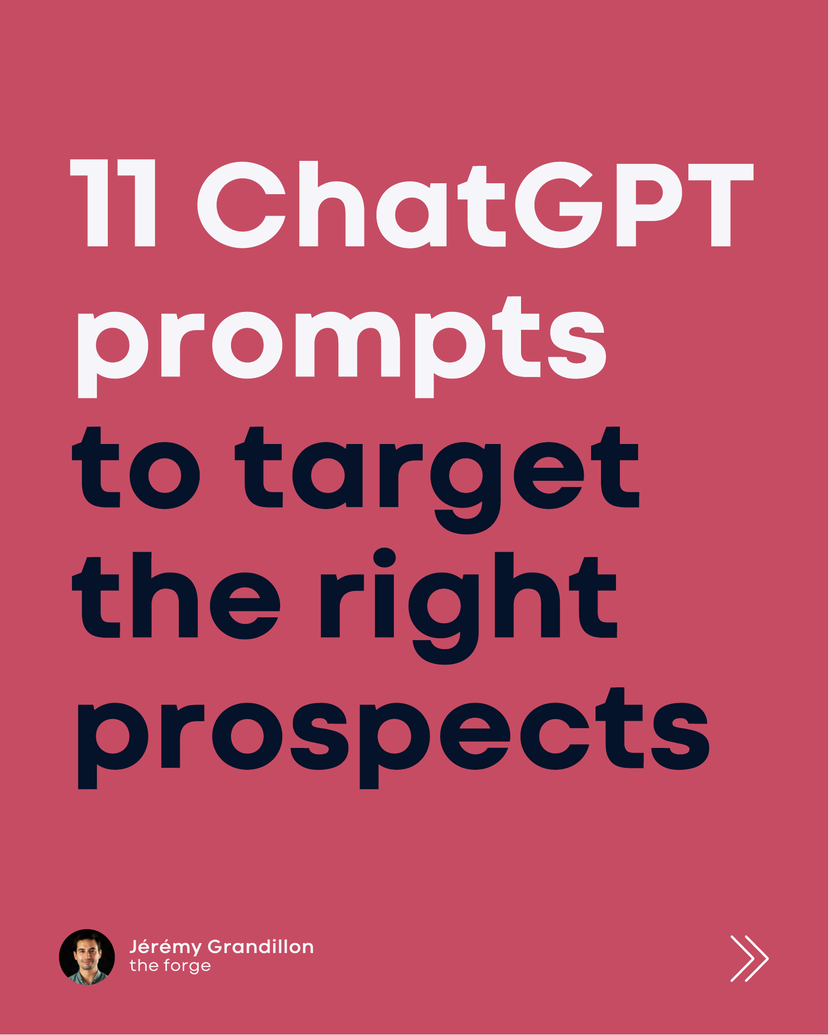 11 ChatGPT Prompts to Target The Right Prospects