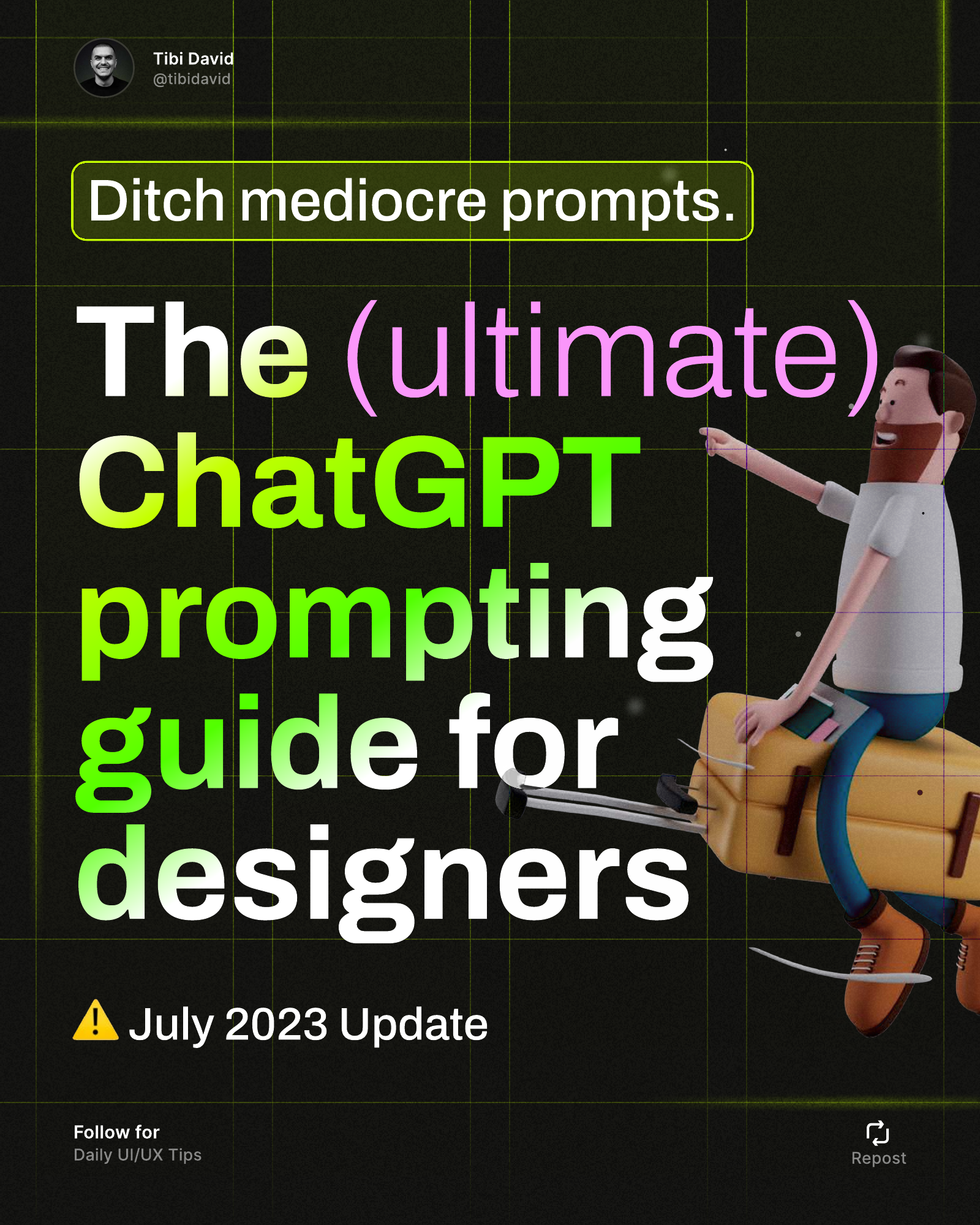 The (ultimate) ChatGPT prompting guide for designers