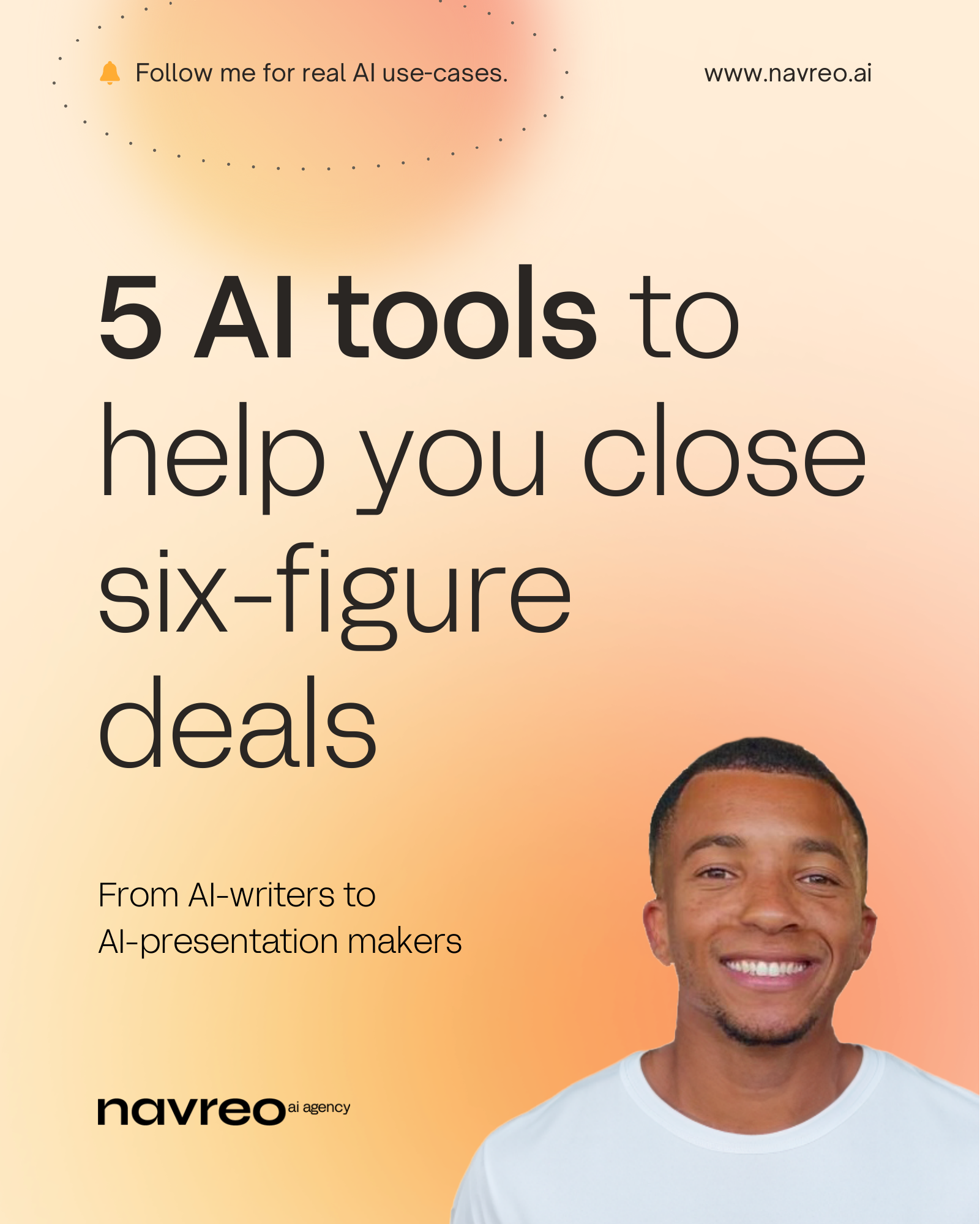 5 AI tools to help you close six-figure deals