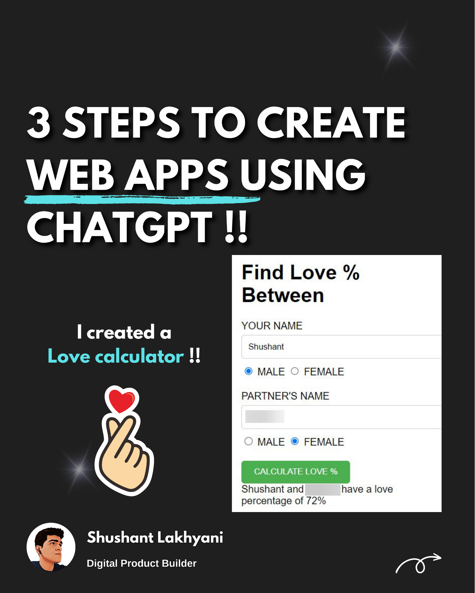 3 STEPS TO CREATE WEB APPS USING CHATGPT !!