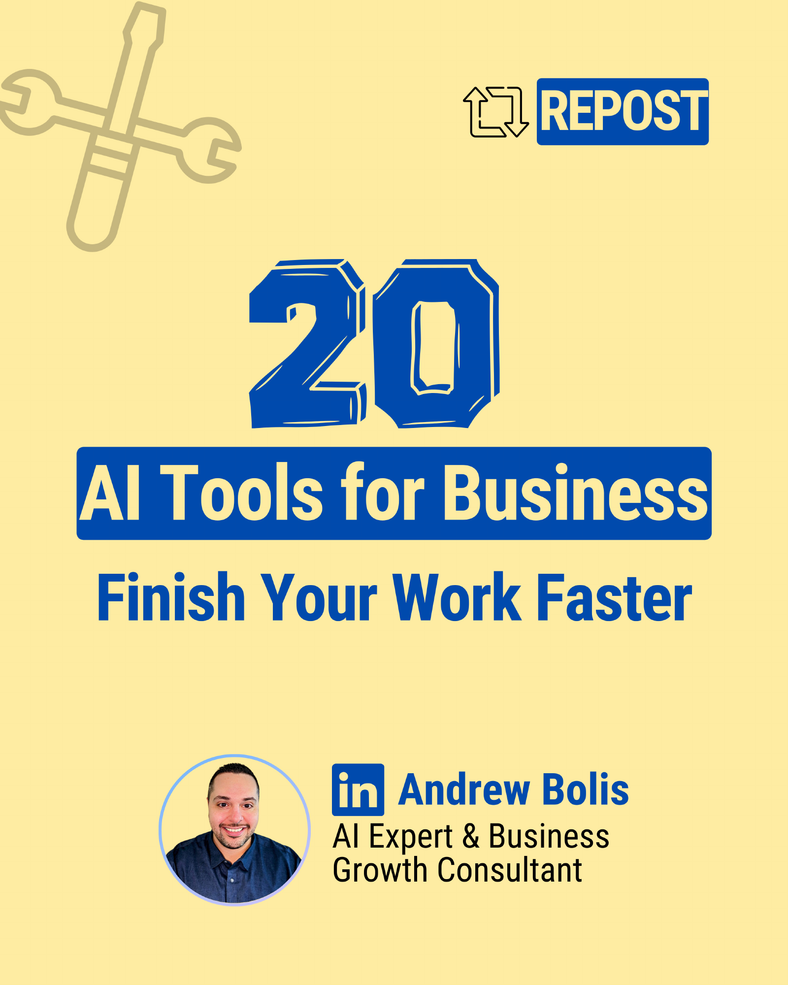 20 AI Tools for Business