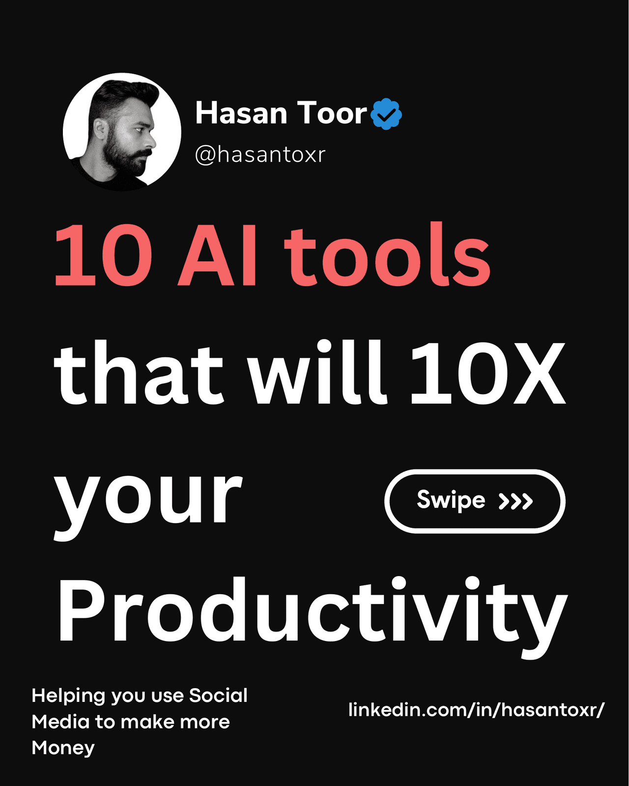 10 AI tools that will 10X your Productivity