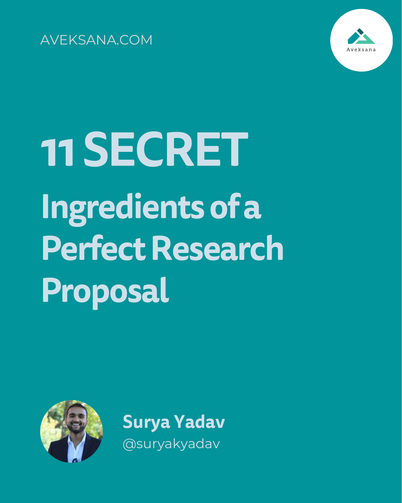 11 SECRET Ingredients of a Perfect Research Proposal