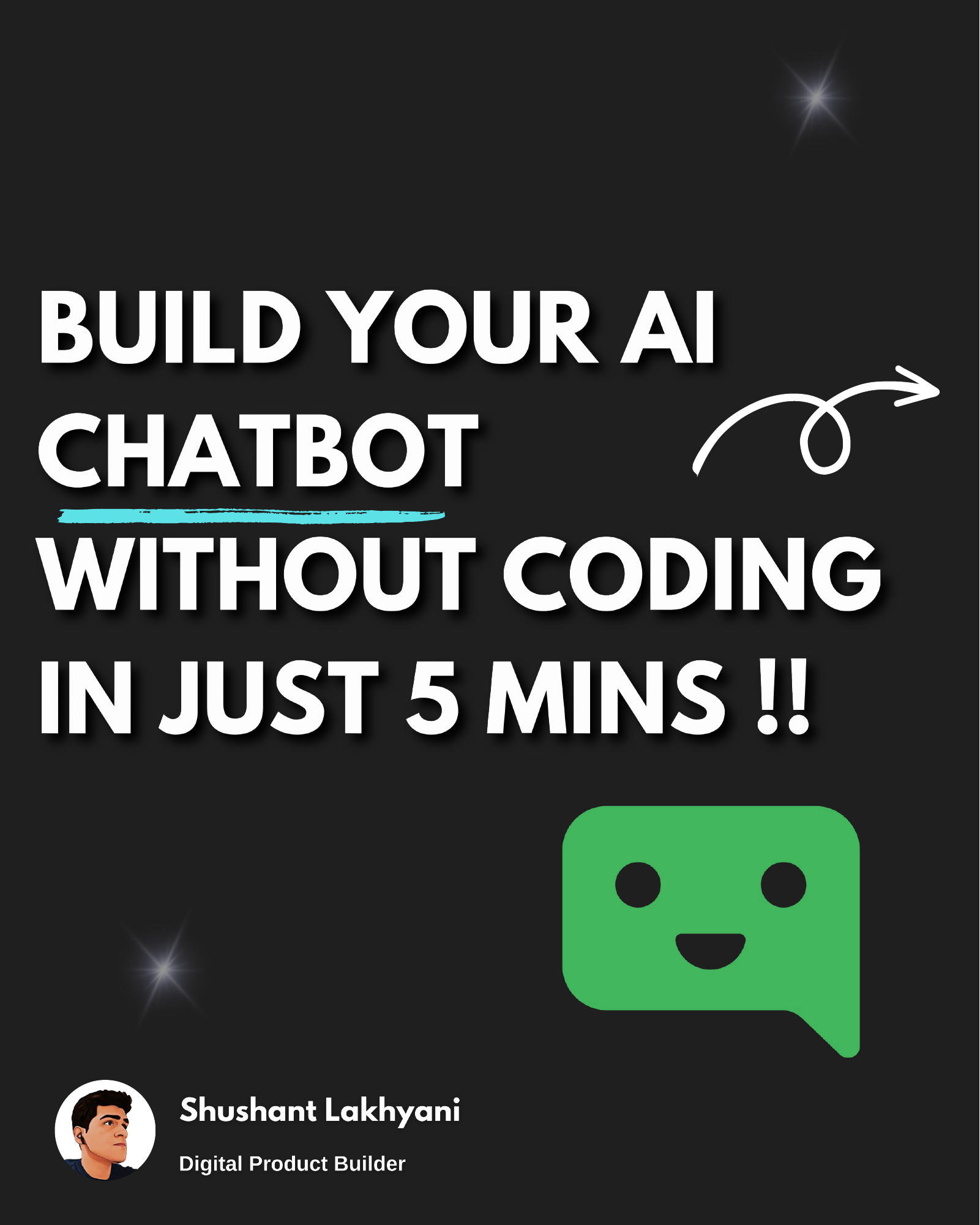 BUILD YOUR AI CHATBOT WITHOUT CODING IN JUST 5 MINS !!