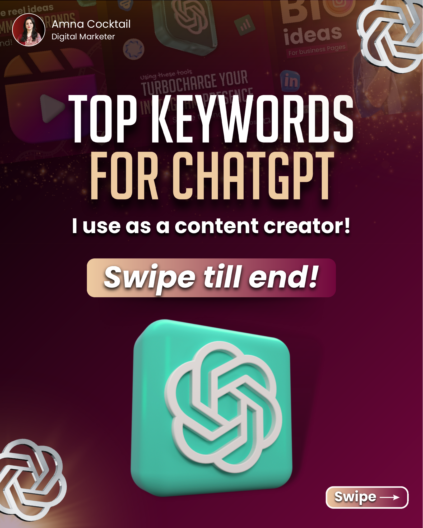 TOP KEYWORDS FOR CHATGPT