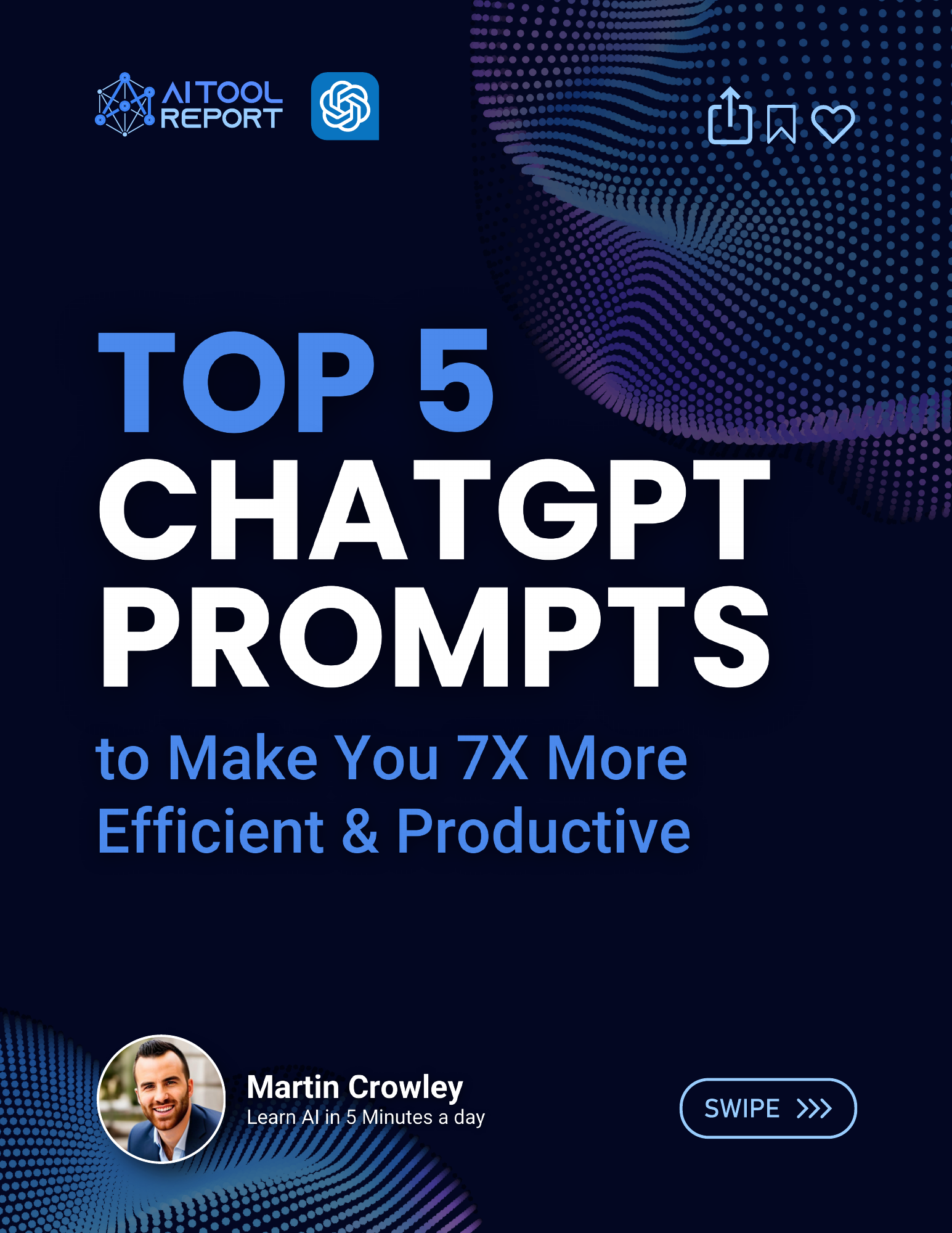 TOP 5 CHATGPT PROMPTS to Make You 7X More Efficient & Productive