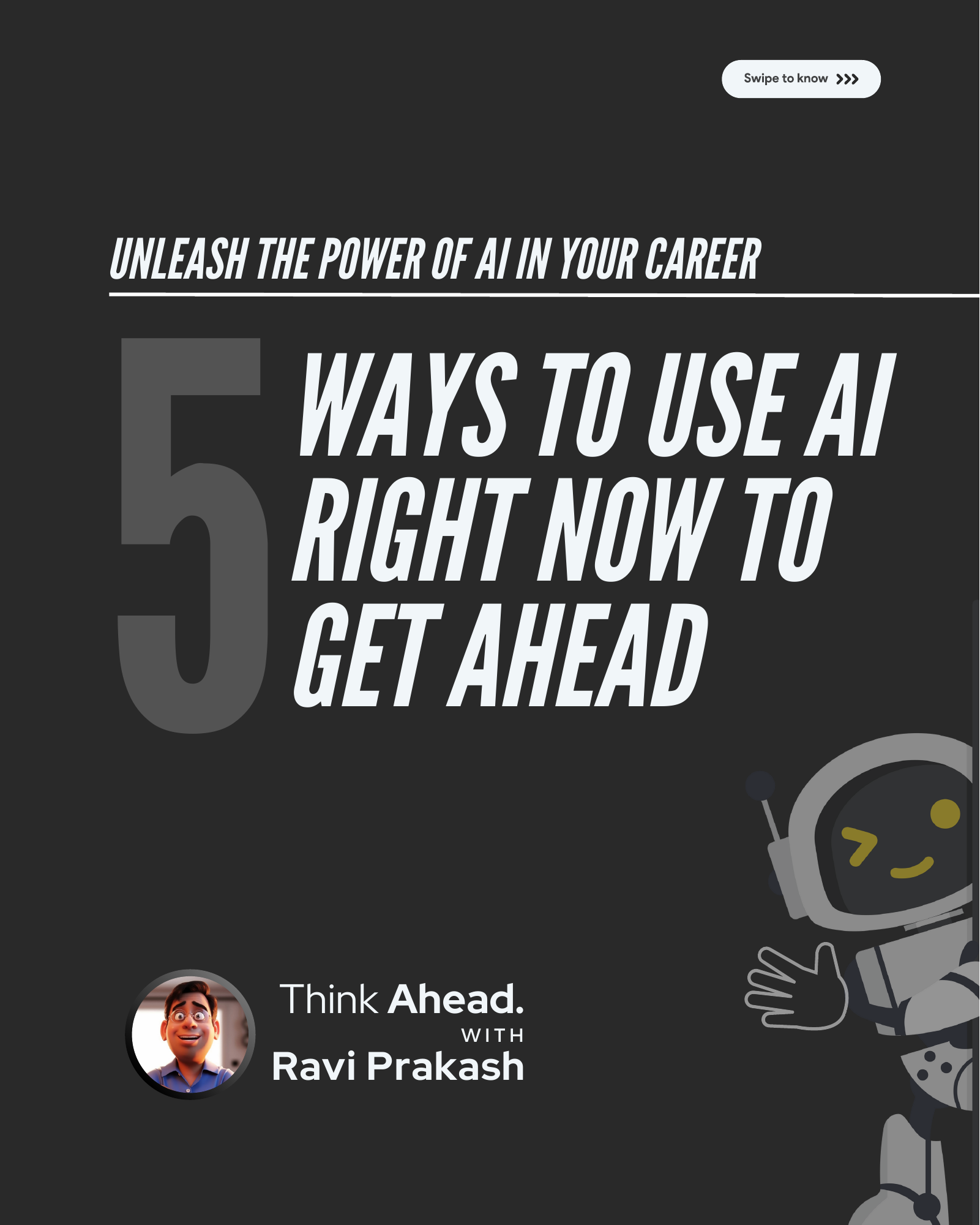 5 WAYS TO USE AI RIGHT NOW TO GET AHEAD