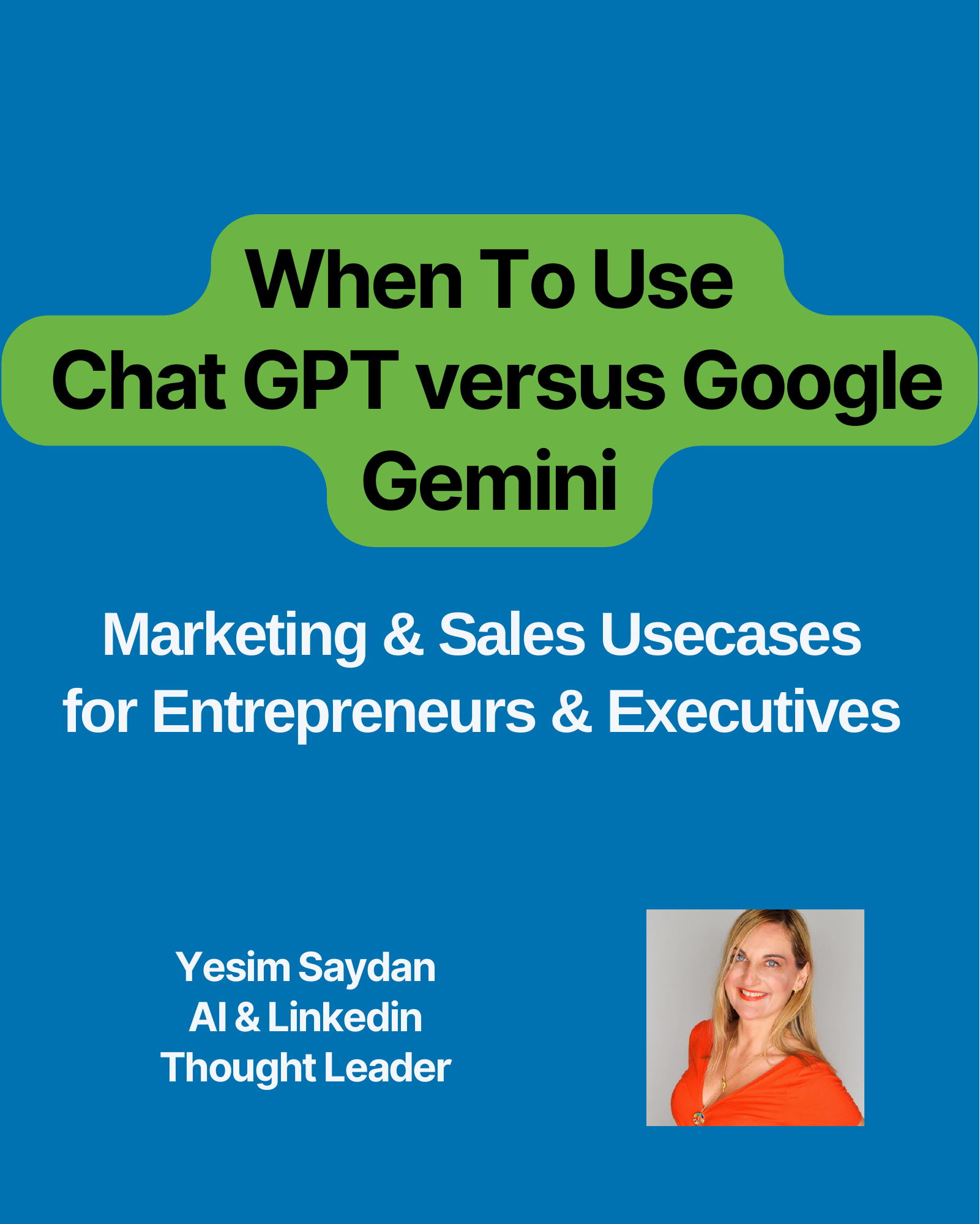 When To Use Chat GPT versus Google Gemini