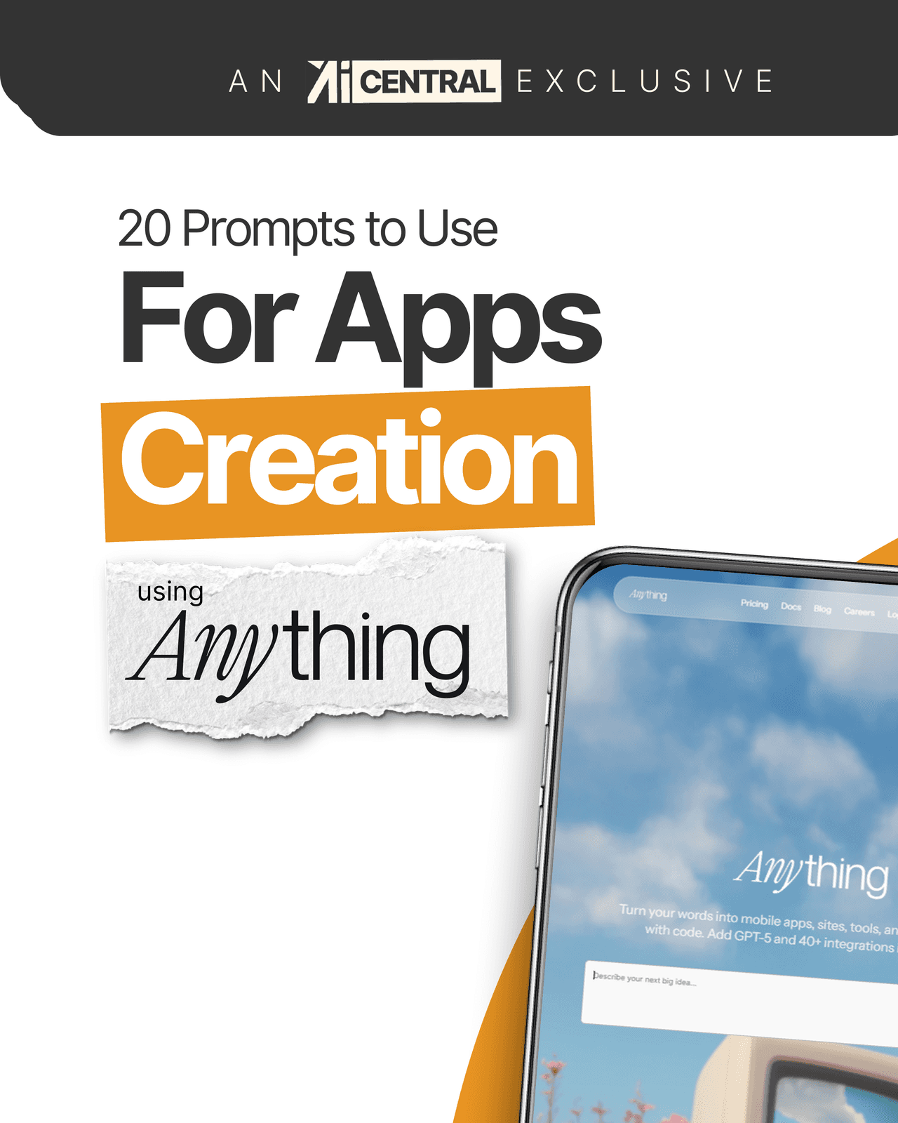 20 Prompts to Use For Apps Creation Using Anything 