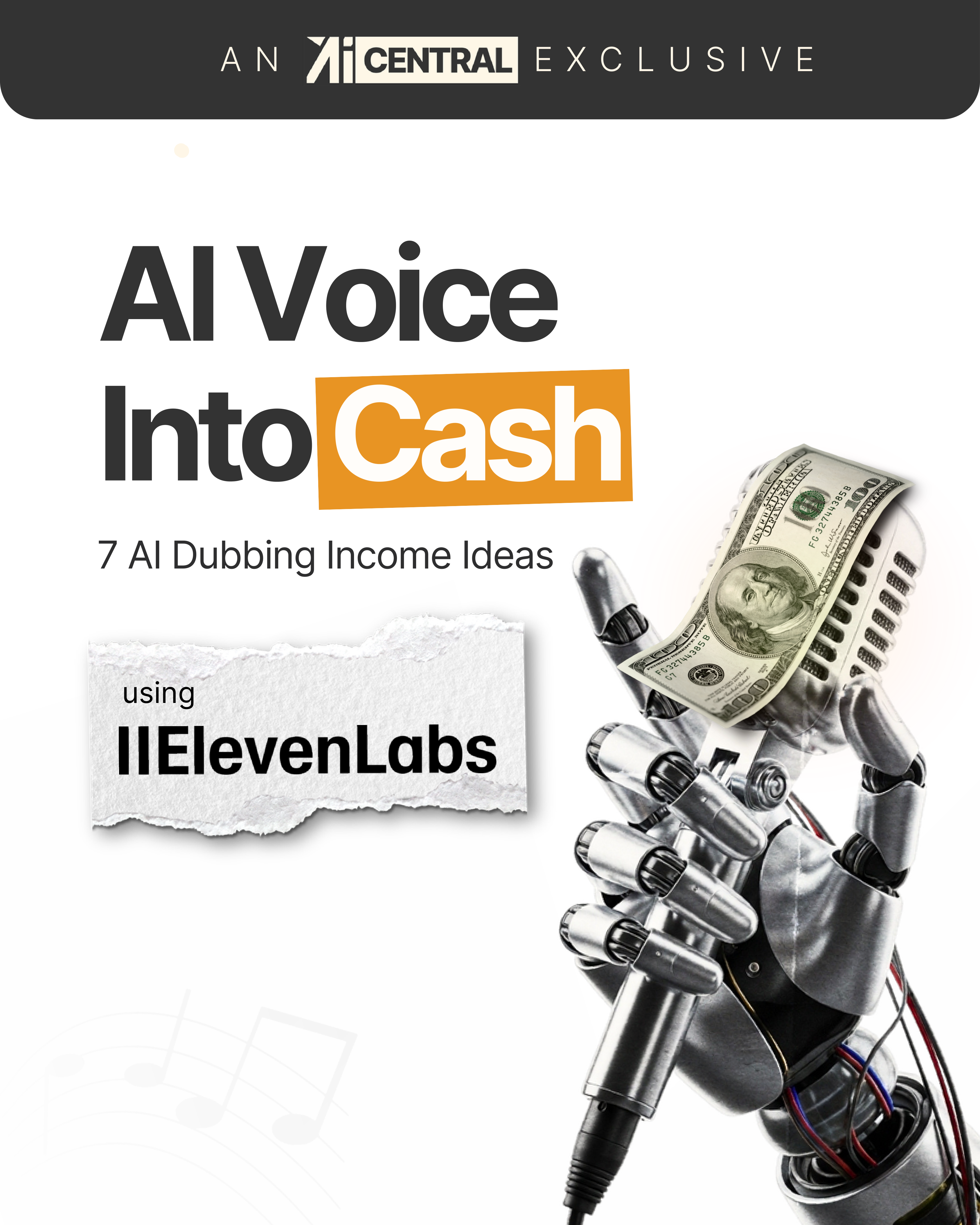 AI Voice Into Cash 7 AI Dubbing Income Ideas